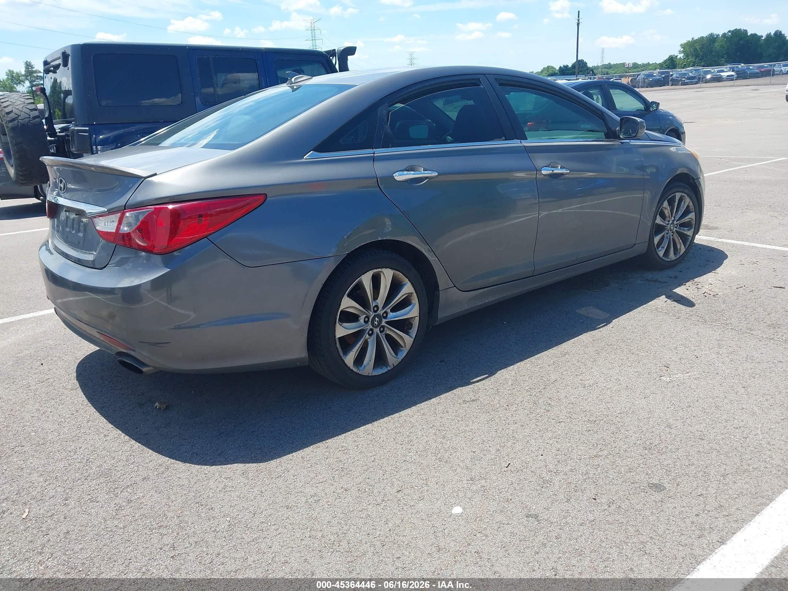 2013 Hyundai Sonata Se Gray vin: 5NPEC4AC0DH738077