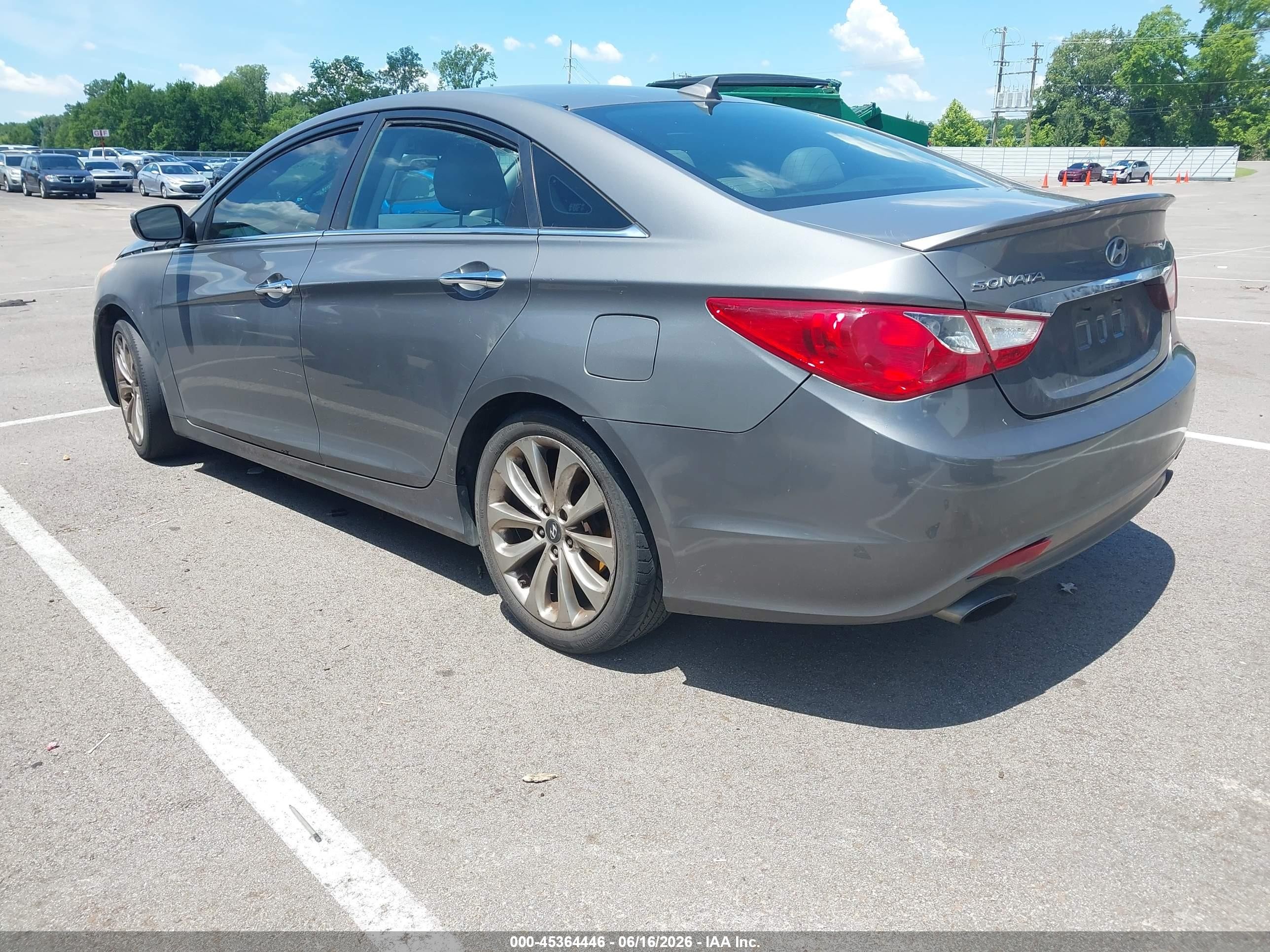 2013 Hyundai Sonata Se Gray vin: 5NPEC4AC0DH738077