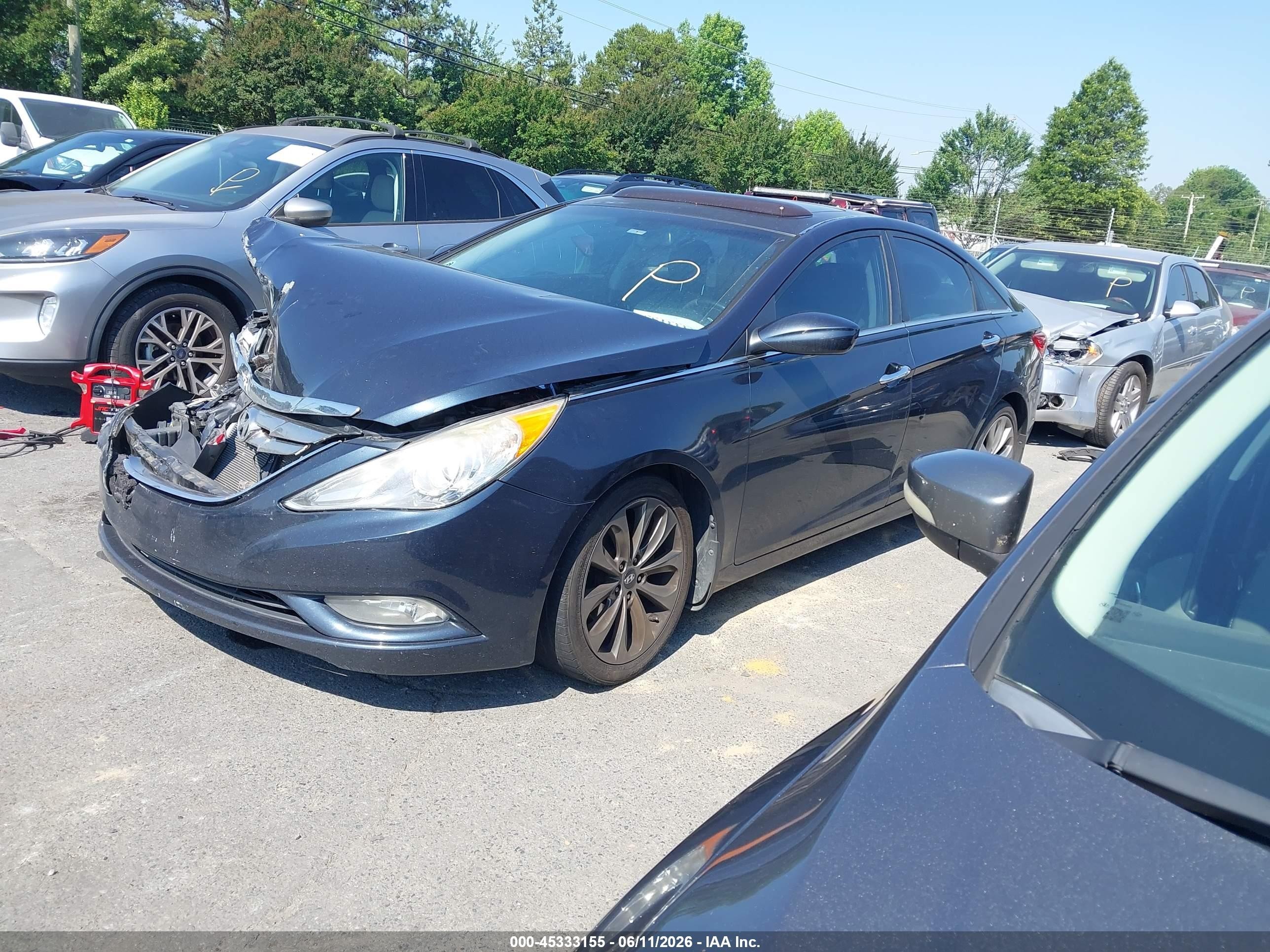2013 Hyundai Sonata Se Dark Blue vin: 5NPEC4AC0DH758944
