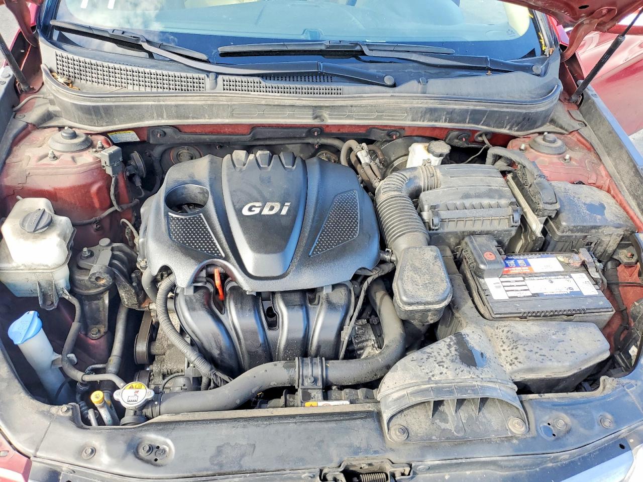 2013 Hyundai Sonata Красный vin: 5NPEC4AC0DH795766