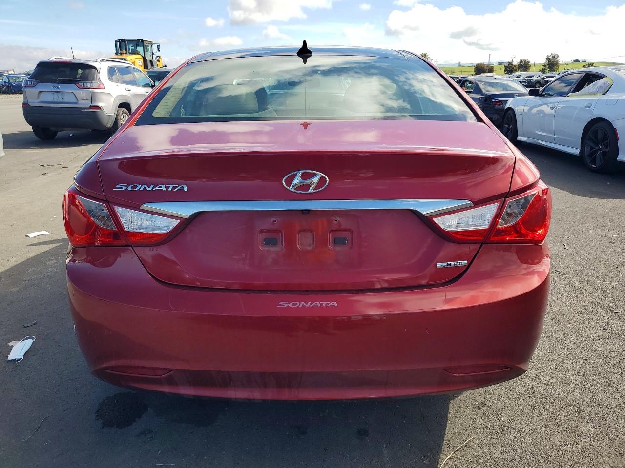 2013 Hyundai Sonata Красный vin: 5NPEC4AC0DH795766