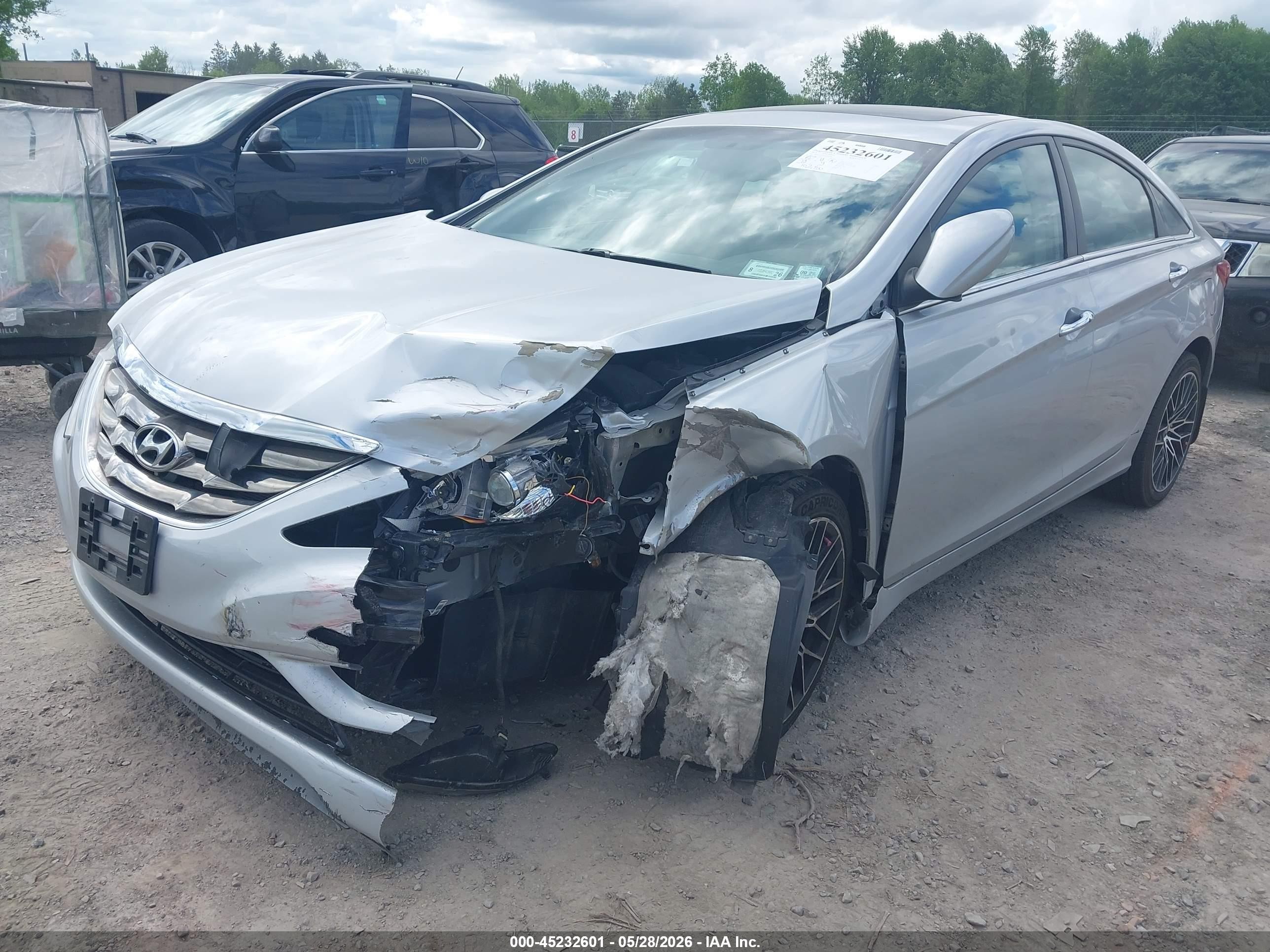 2013 Hyundai Sonata Se Silver vin: 5NPEC4AC0DH809701