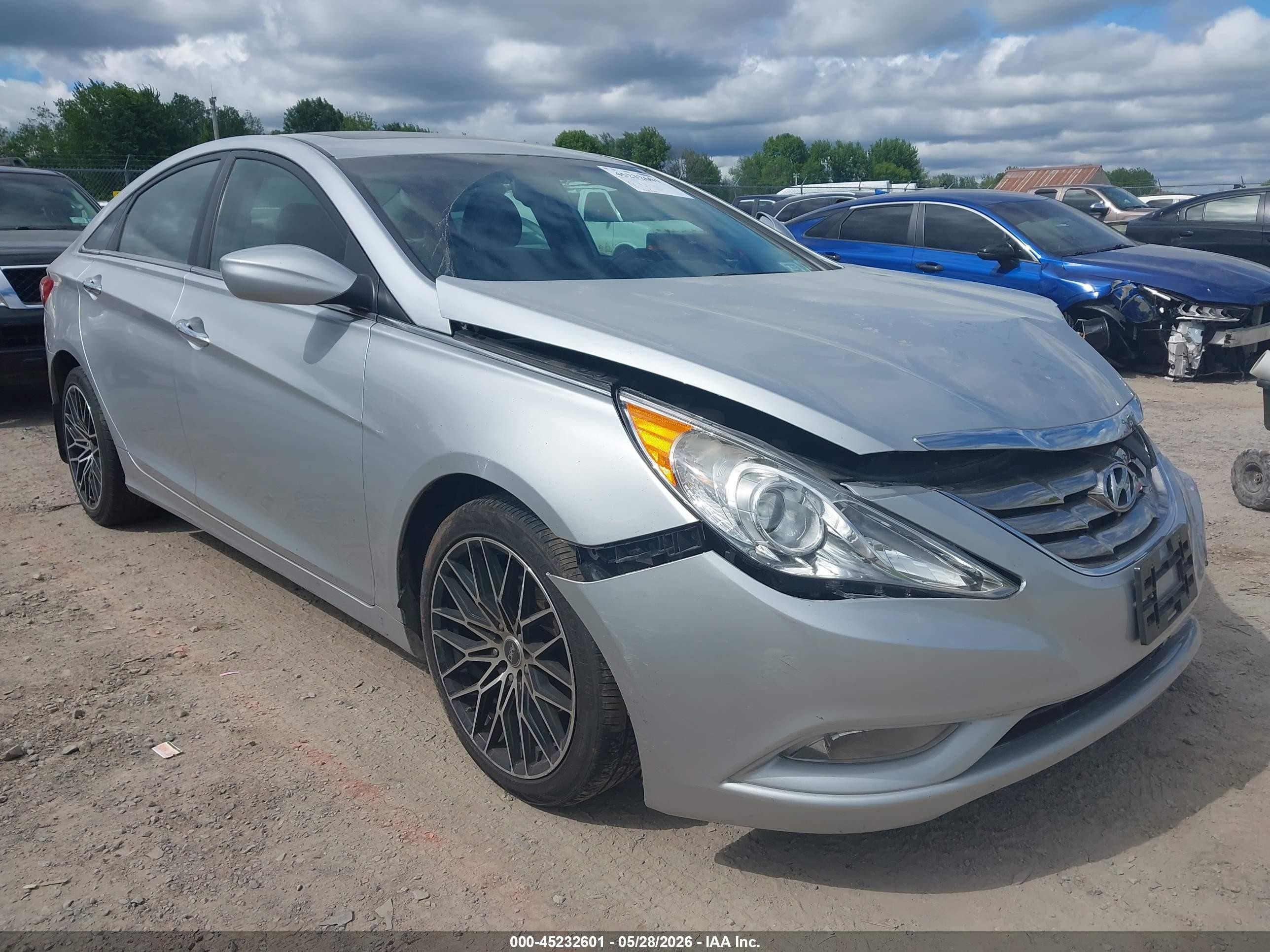 2013 Hyundai Sonata Se Silver vin: 5NPEC4AC0DH809701