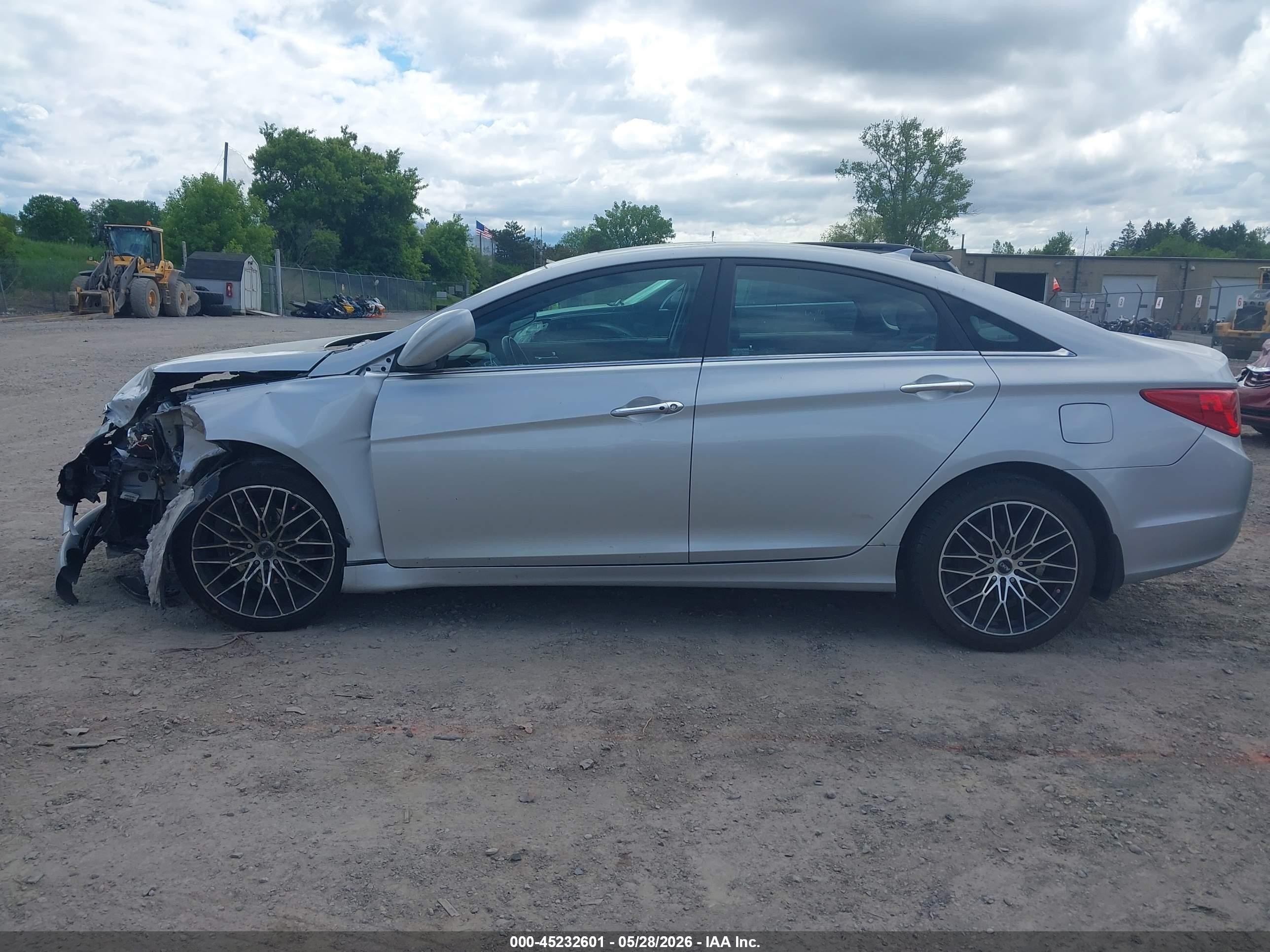 2013 Hyundai Sonata Se Silver vin: 5NPEC4AC0DH809701