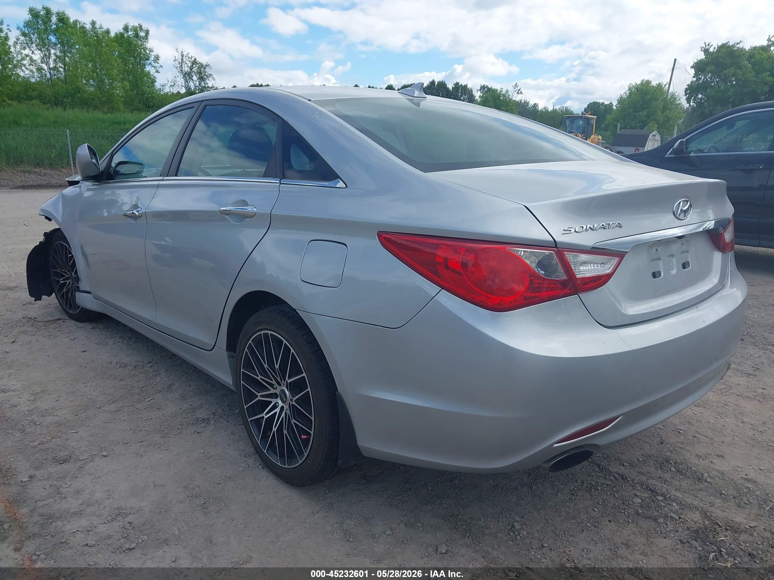 2013 Hyundai Sonata Se Silver vin: 5NPEC4AC0DH809701