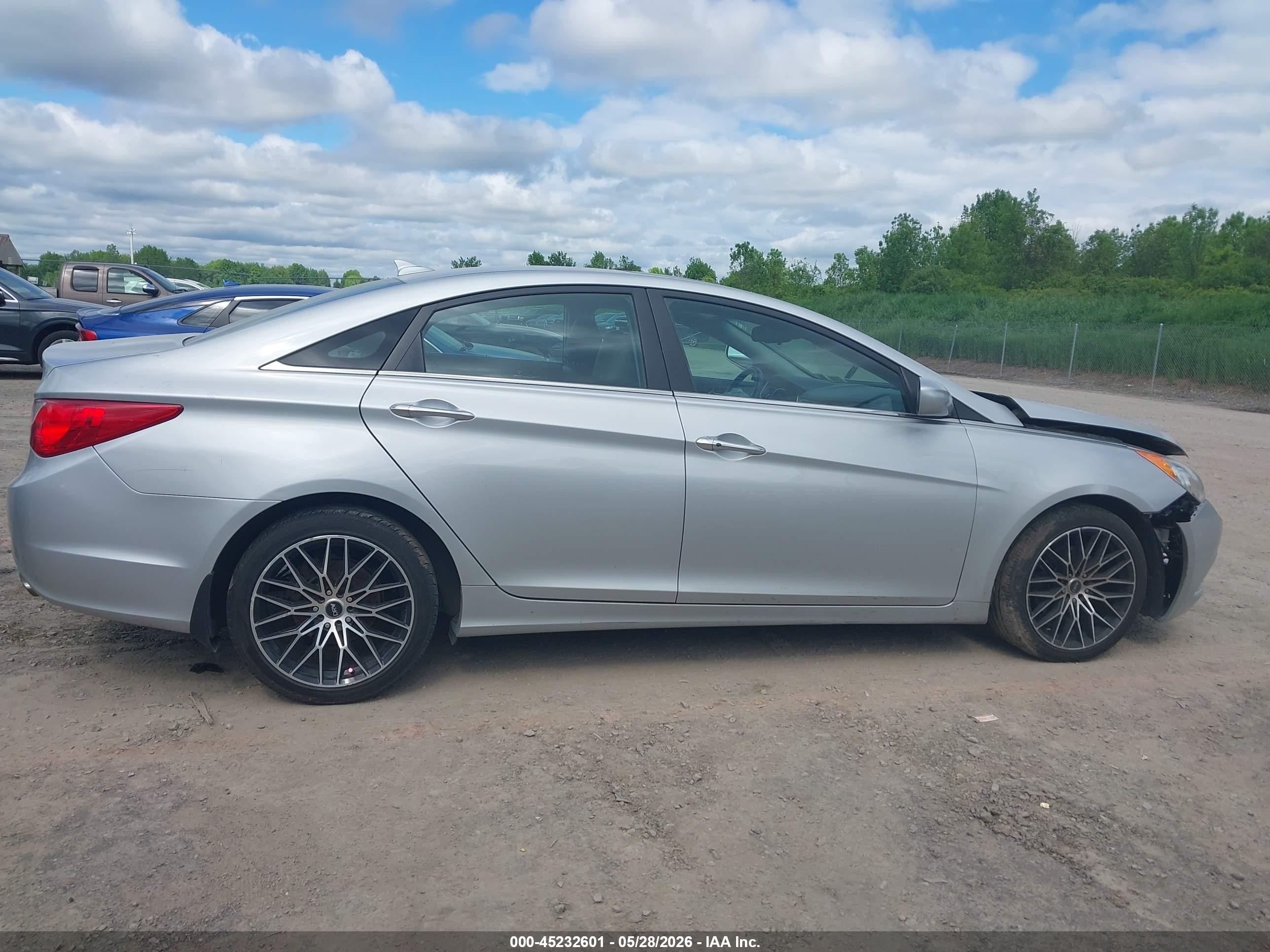 2013 Hyundai Sonata Se Silver vin: 5NPEC4AC0DH809701