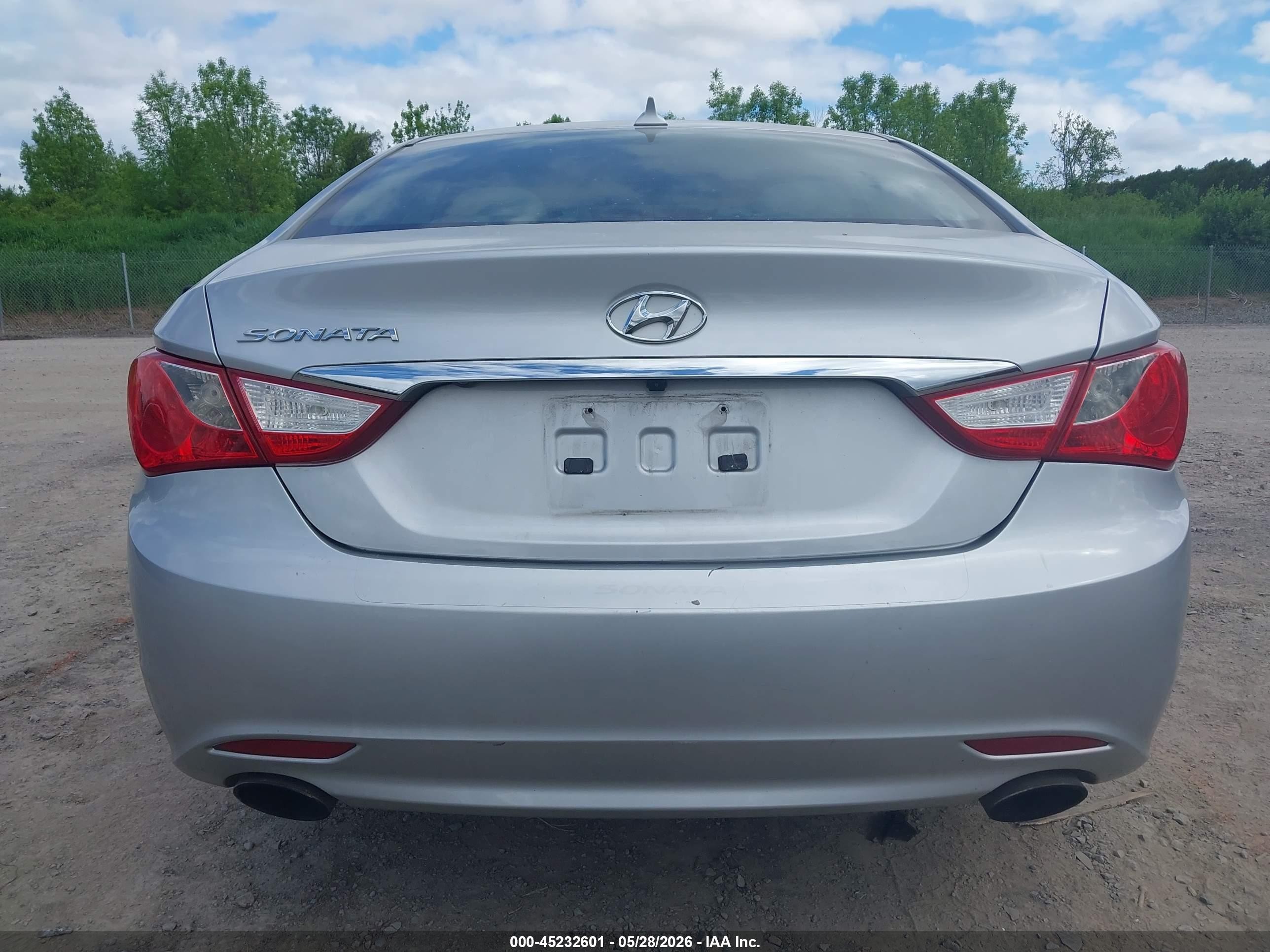 2013 Hyundai Sonata Se Silver vin: 5NPEC4AC0DH809701