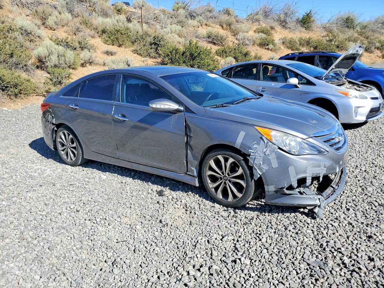 2014 Hyundai Sonata Charcoal vin: 5NPEC4AC0EH811823