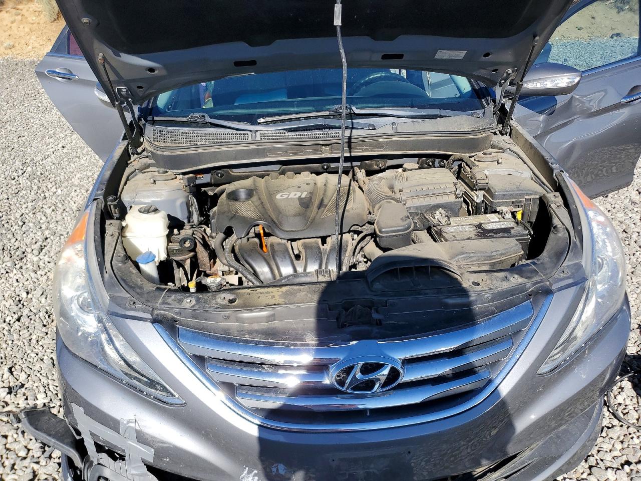 2014 Hyundai Sonata Charcoal vin: 5NPEC4AC0EH811823