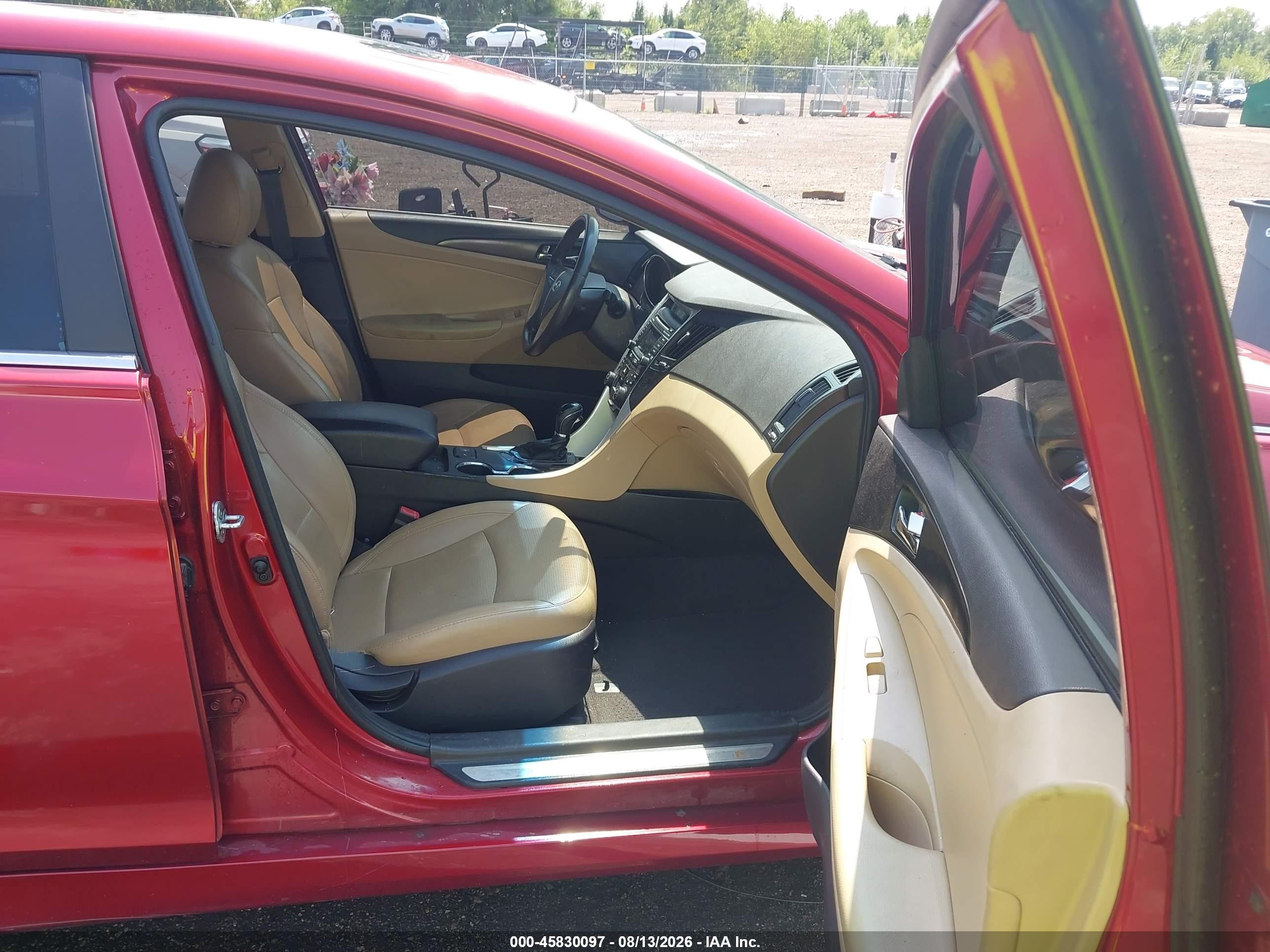 2014 Hyundai Sonata Limited Red vin: 5NPEC4AC0EH841436