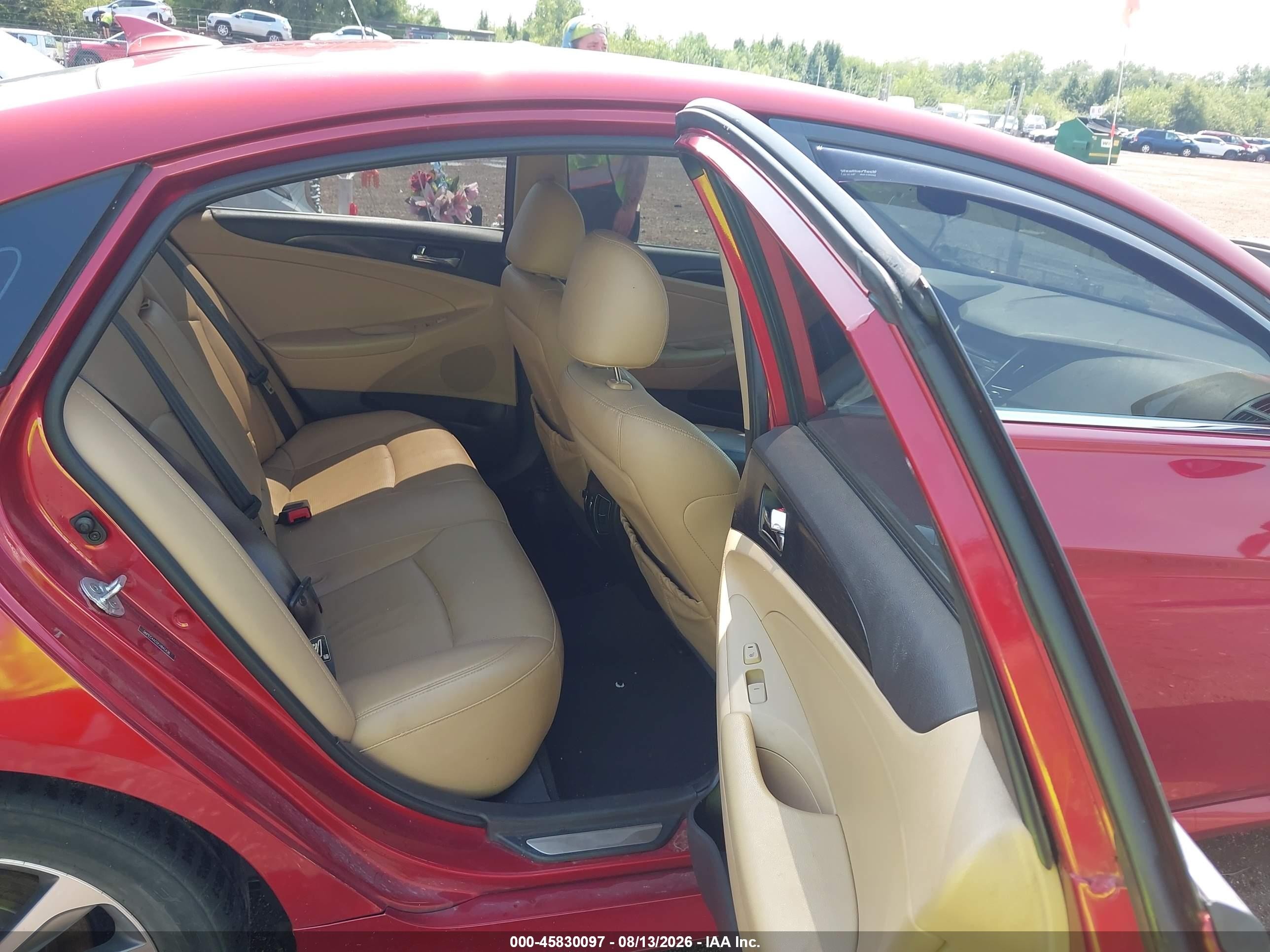 2014 Hyundai Sonata Limited Red vin: 5NPEC4AC0EH841436
