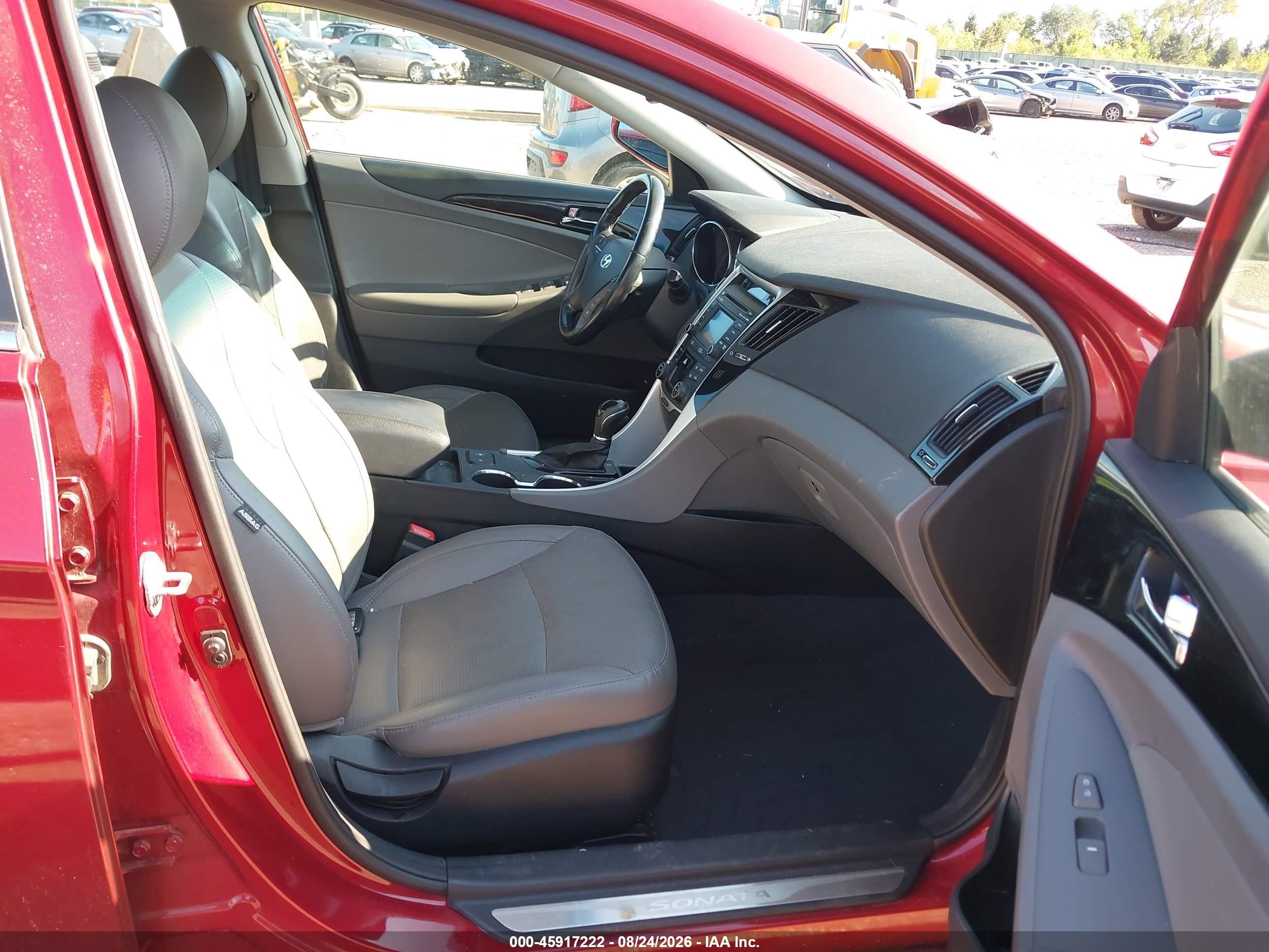 2014 Hyundai Sonata Limited Red vin: 5NPEC4AC0EH845910