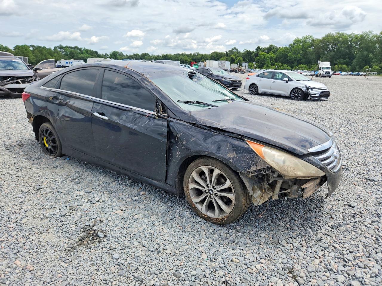 2014 Hyundai Sonata Se Black vin: 5NPEC4AC0EH854316