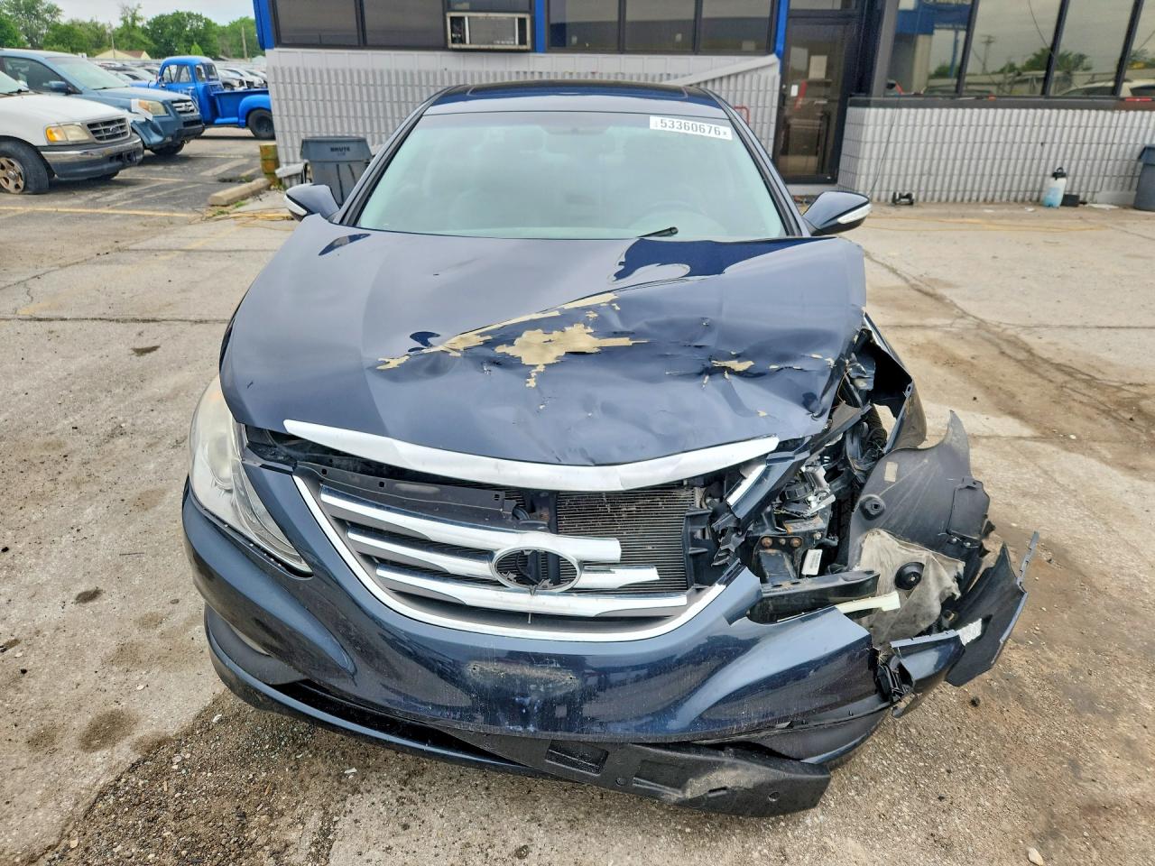 2014 Hyundai Sonata Limited Blue vin: 5NPEC4AC0EH897389