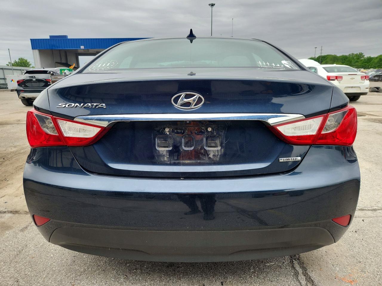 2014 Hyundai Sonata Limited Blue vin: 5NPEC4AC0EH897389