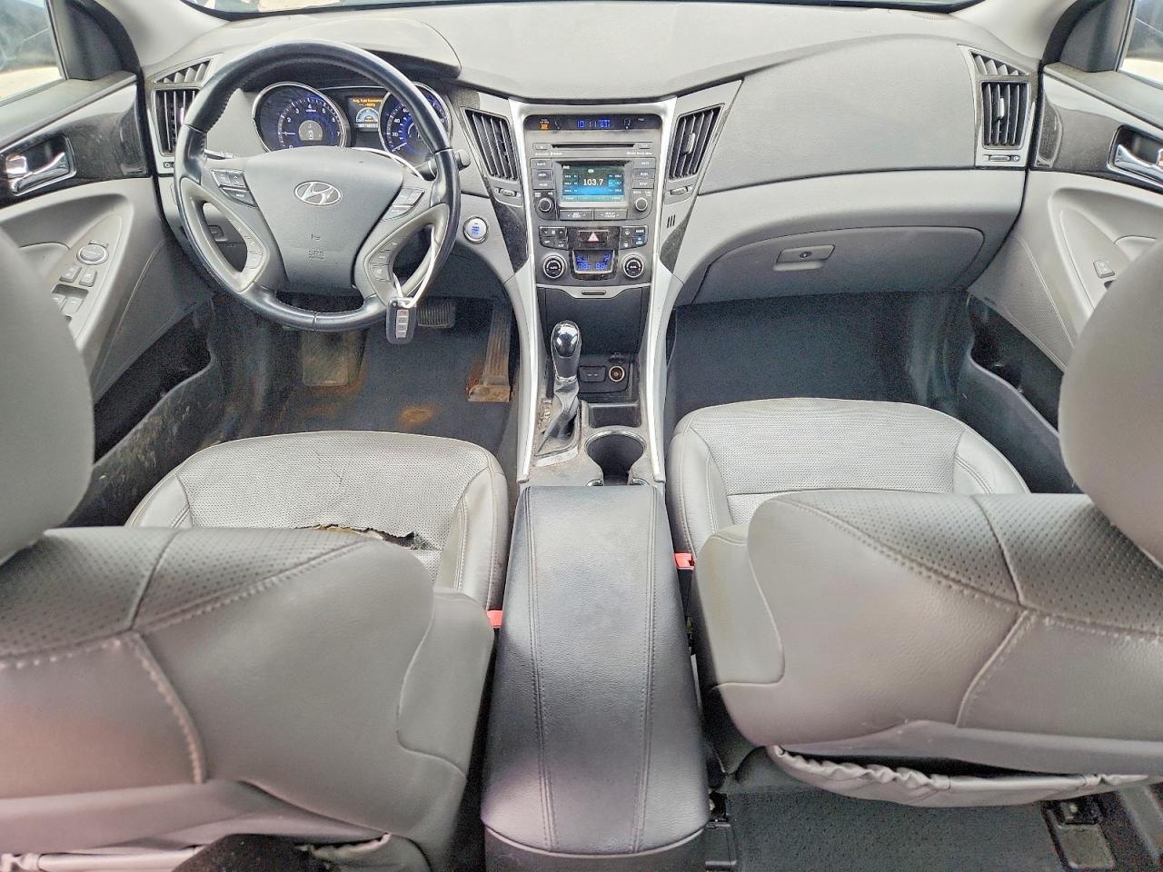 2014 Hyundai Sonata Limited Blue vin: 5NPEC4AC0EH897389