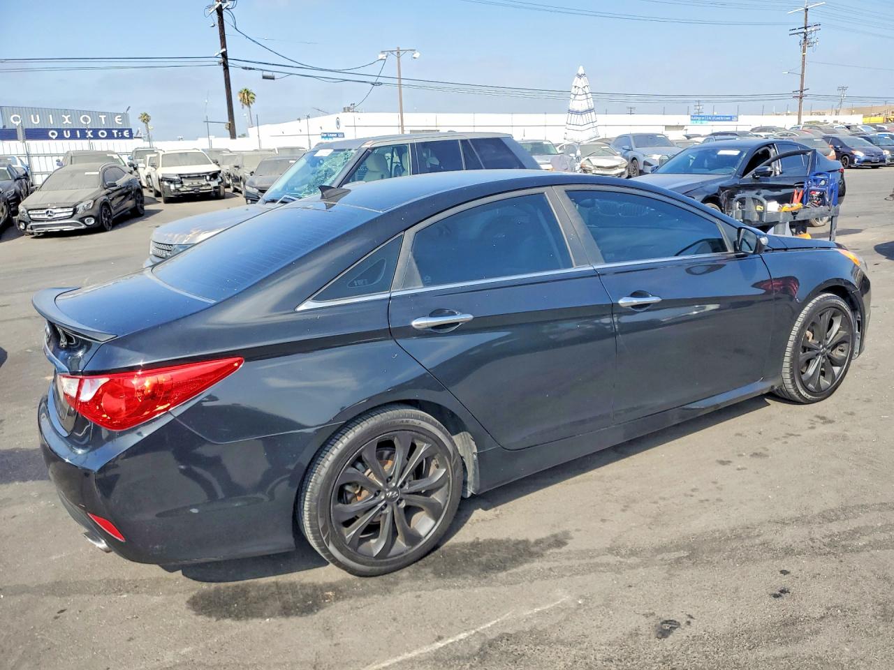 2014 Hyundai Sonata Se Black vin: 5NPEC4AC0EH901568