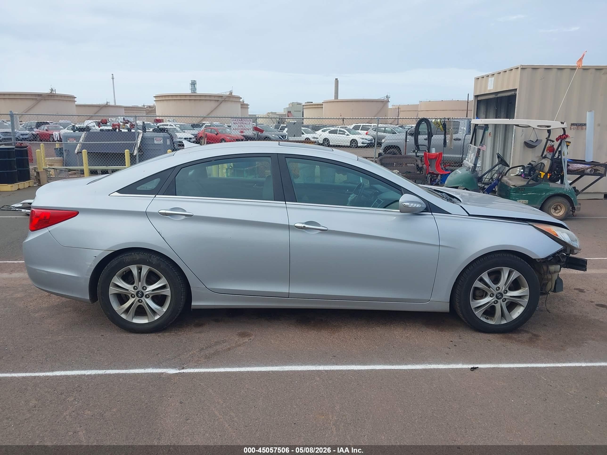 2011 Hyundai Sonata Limited Silver vin: 5NPEC4AC1BH001533