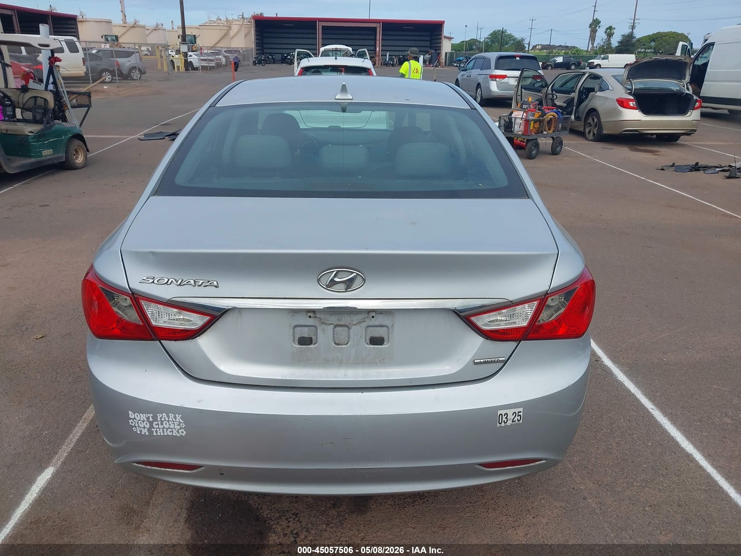 2011 Hyundai Sonata Limited Silver vin: 5NPEC4AC1BH001533