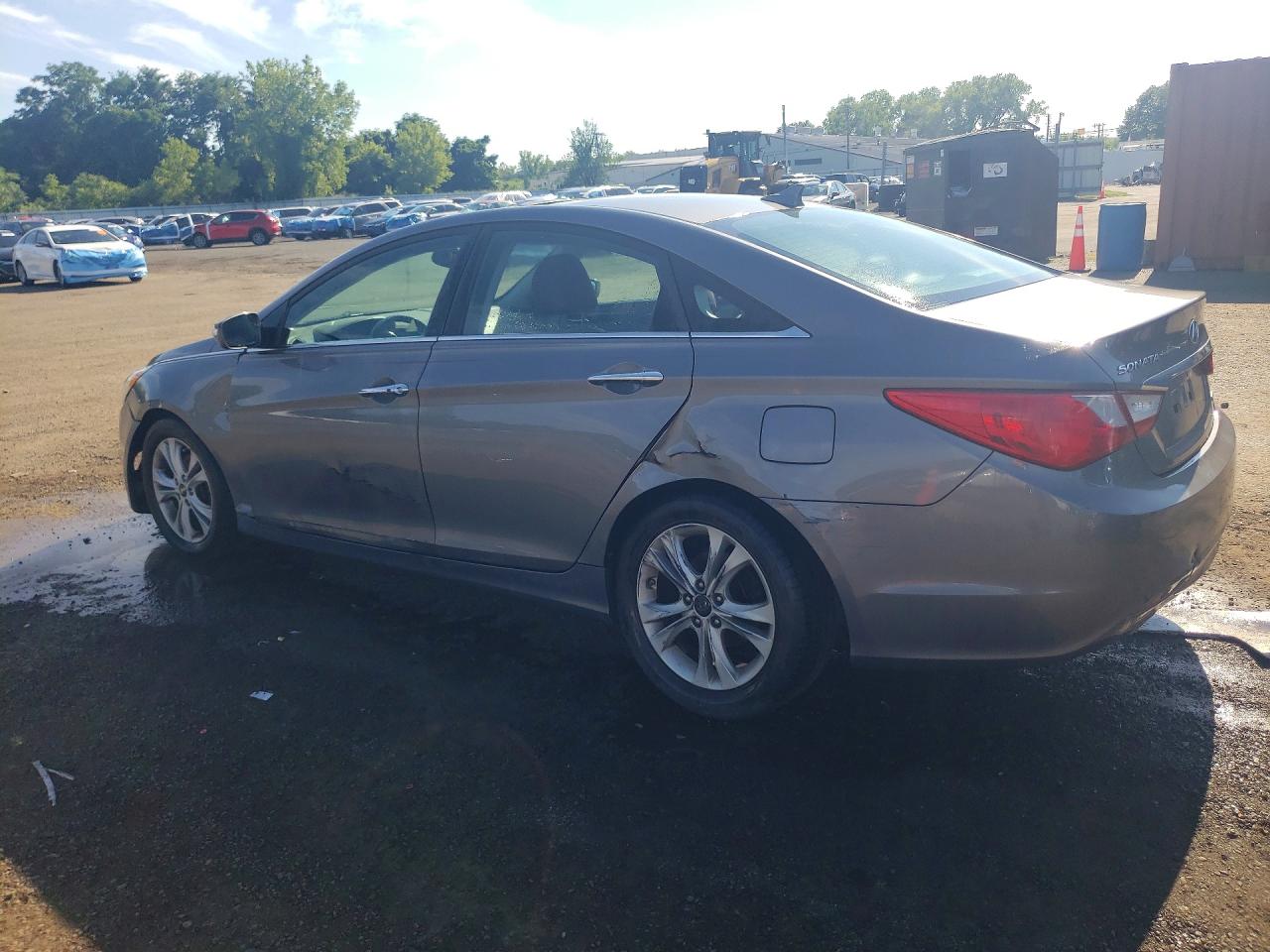 2011 Hyundai Sonata Limited Gray vin: 5NPEC4AC1BH059822
