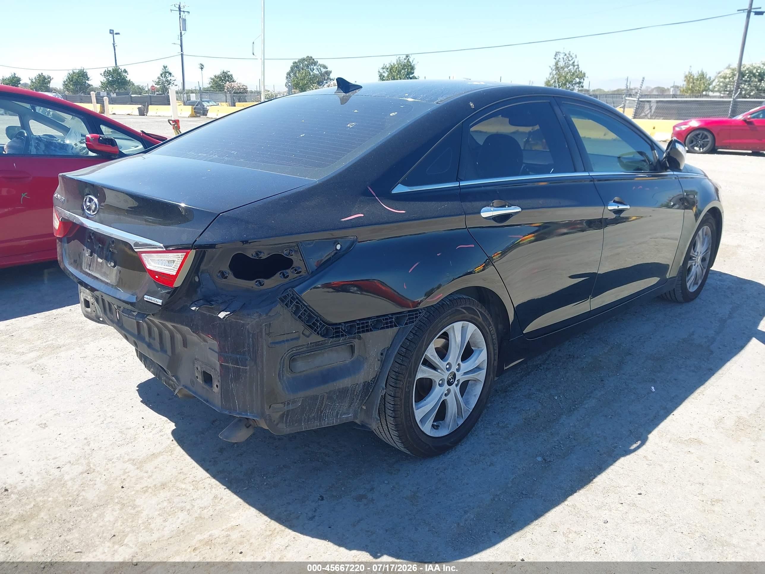 2011 Hyundai Sonata Limited Black vin: 5NPEC4AC1BH063143