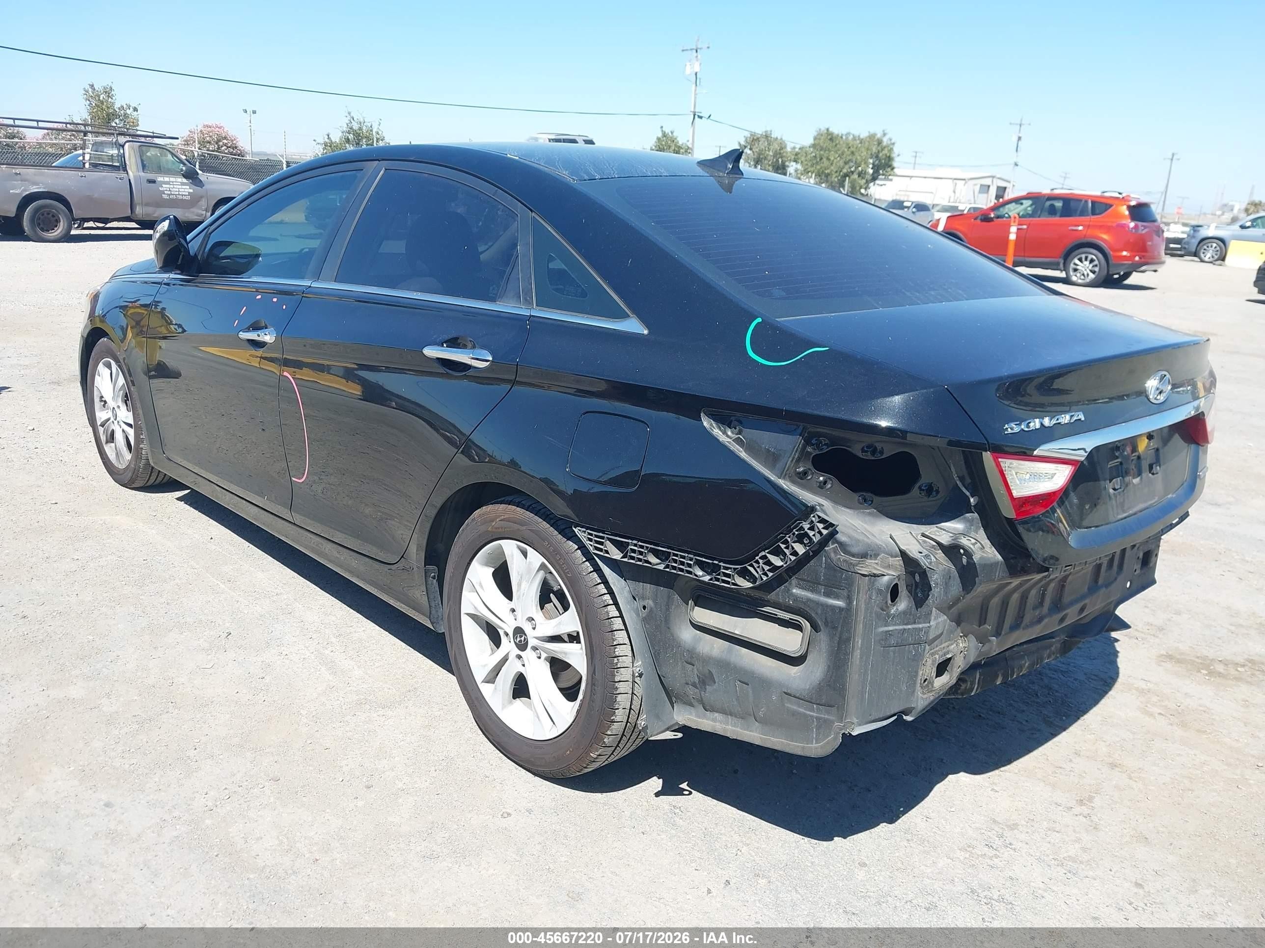 2011 Hyundai Sonata Limited Black vin: 5NPEC4AC1BH063143