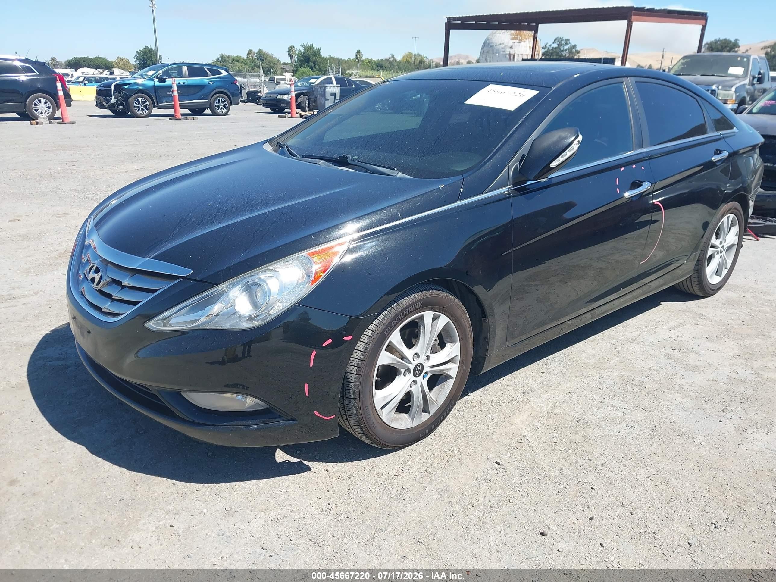 2011 Hyundai Sonata Limited Black vin: 5NPEC4AC1BH063143