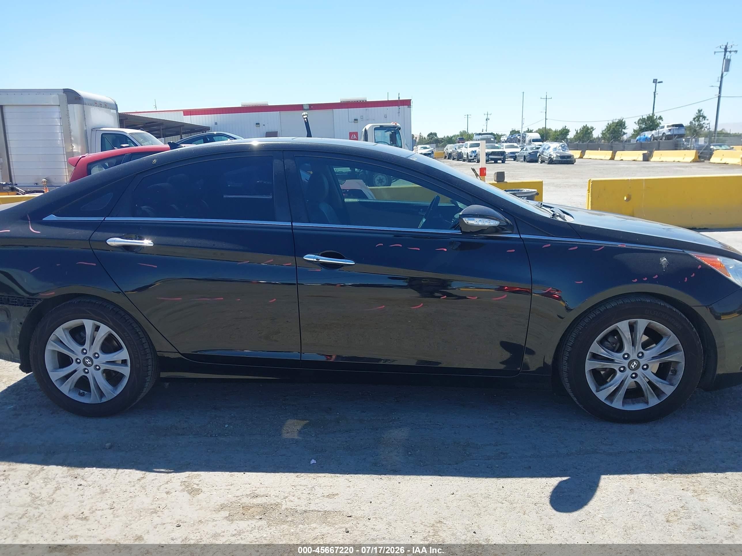 2011 Hyundai Sonata Limited Black vin: 5NPEC4AC1BH063143