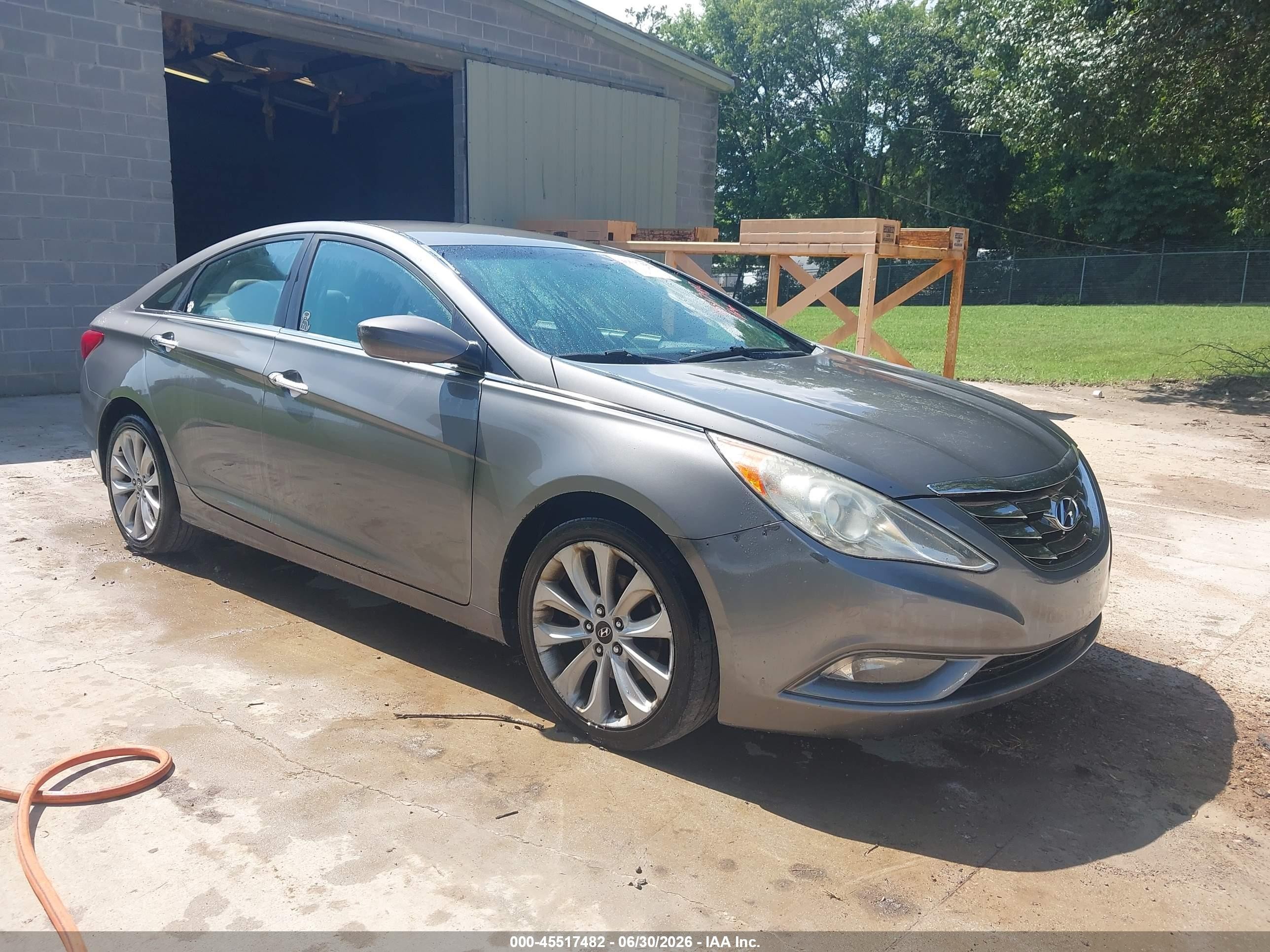 2011 Hyundai Sonata Se Gray vin: 5NPEC4AC1BH066205