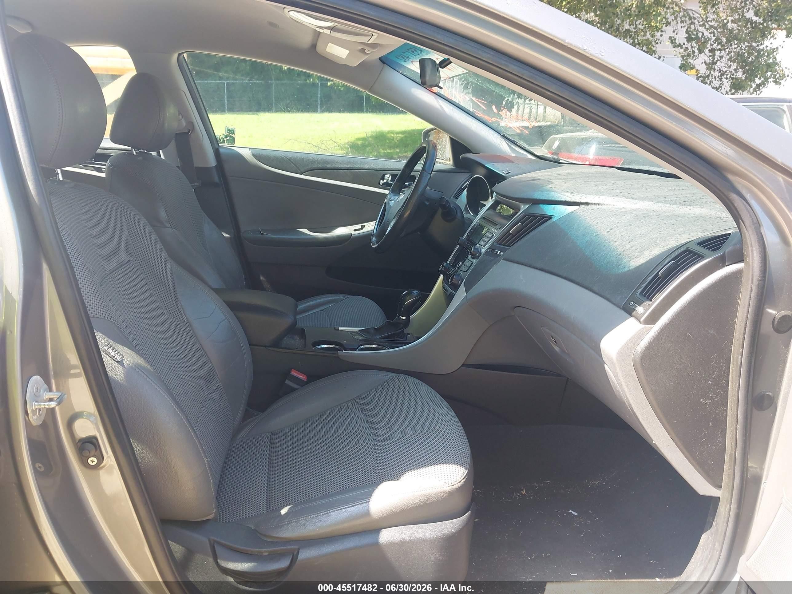 2011 Hyundai Sonata Se Gray vin: 5NPEC4AC1BH066205