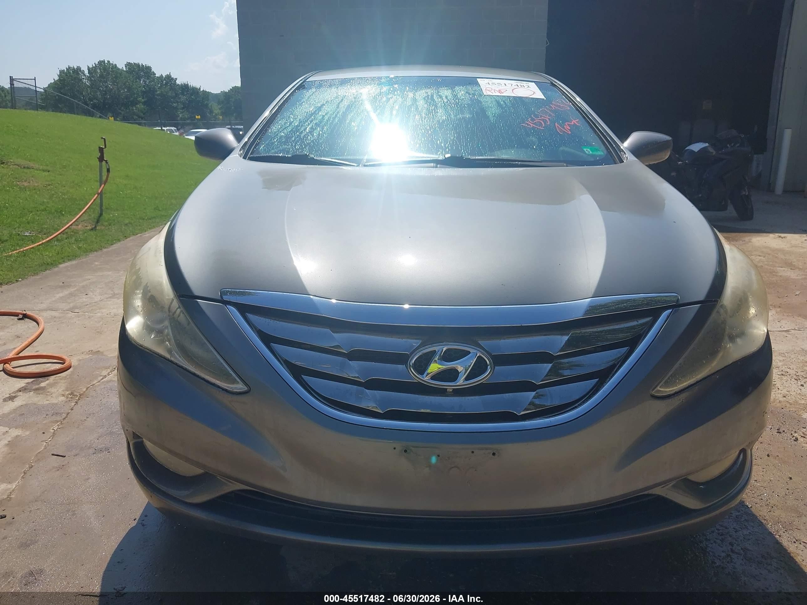 2011 Hyundai Sonata Se Gray vin: 5NPEC4AC1BH066205