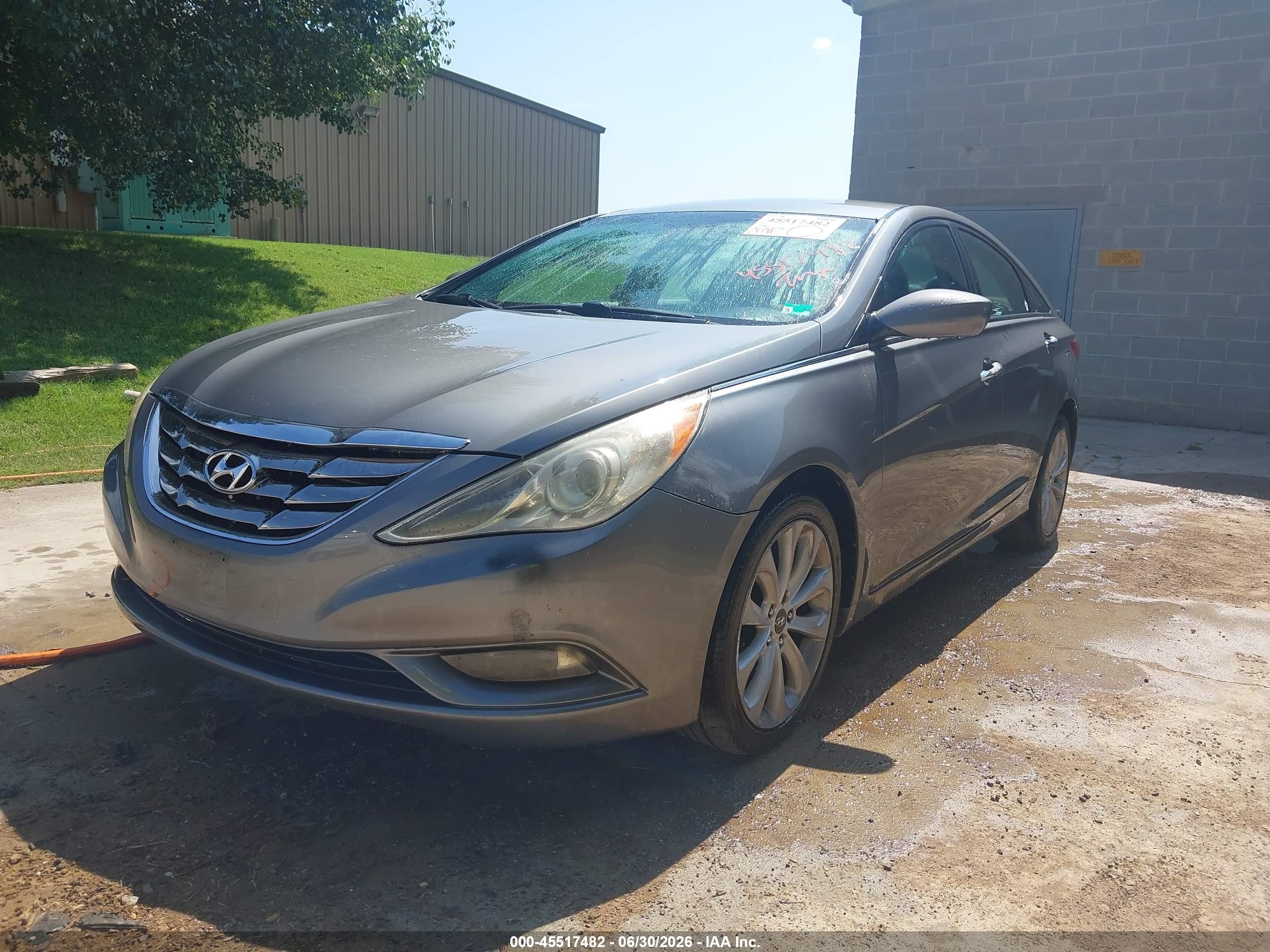 2011 Hyundai Sonata Se Gray vin: 5NPEC4AC1BH066205