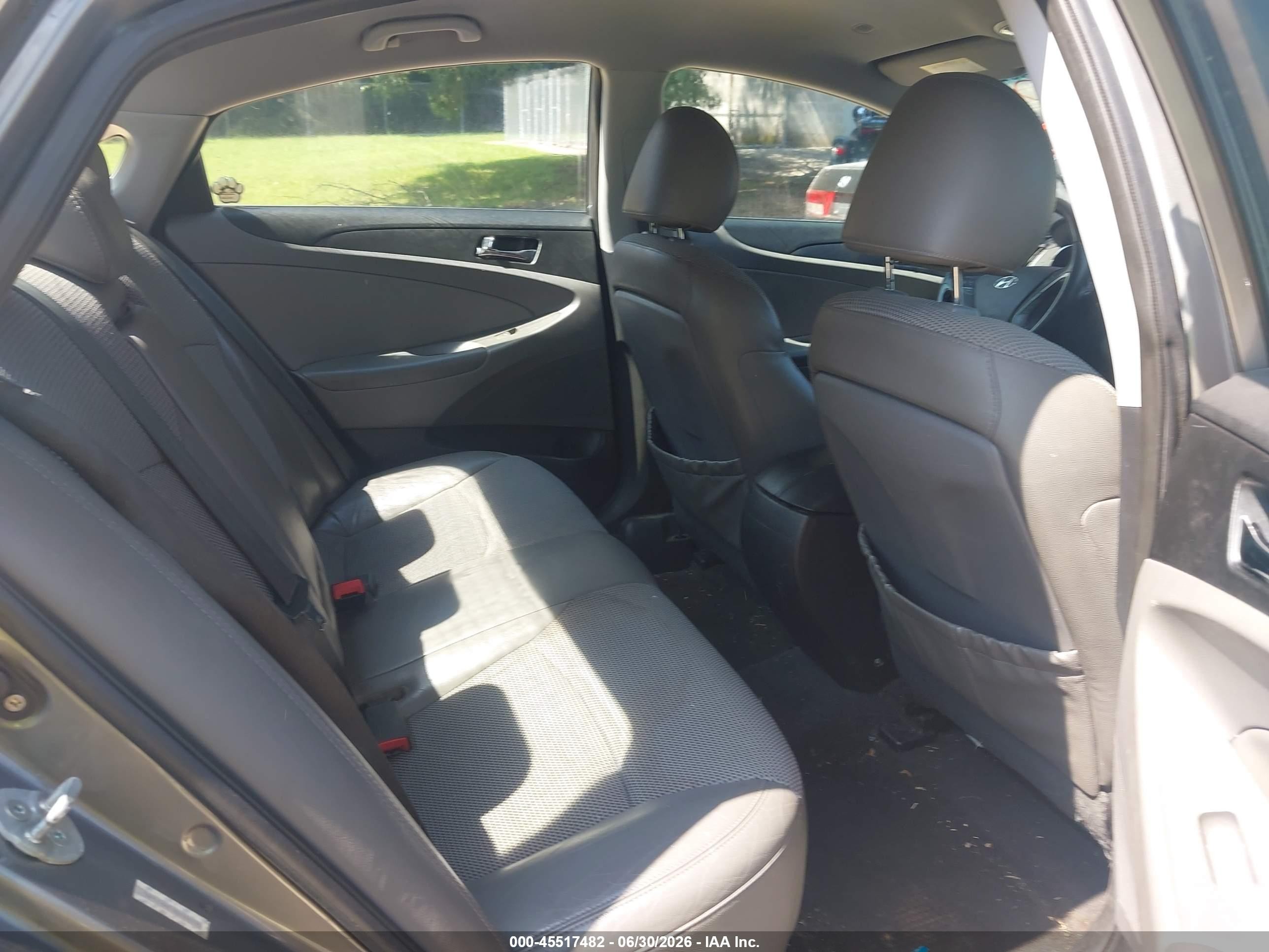 2011 Hyundai Sonata Se Gray vin: 5NPEC4AC1BH066205