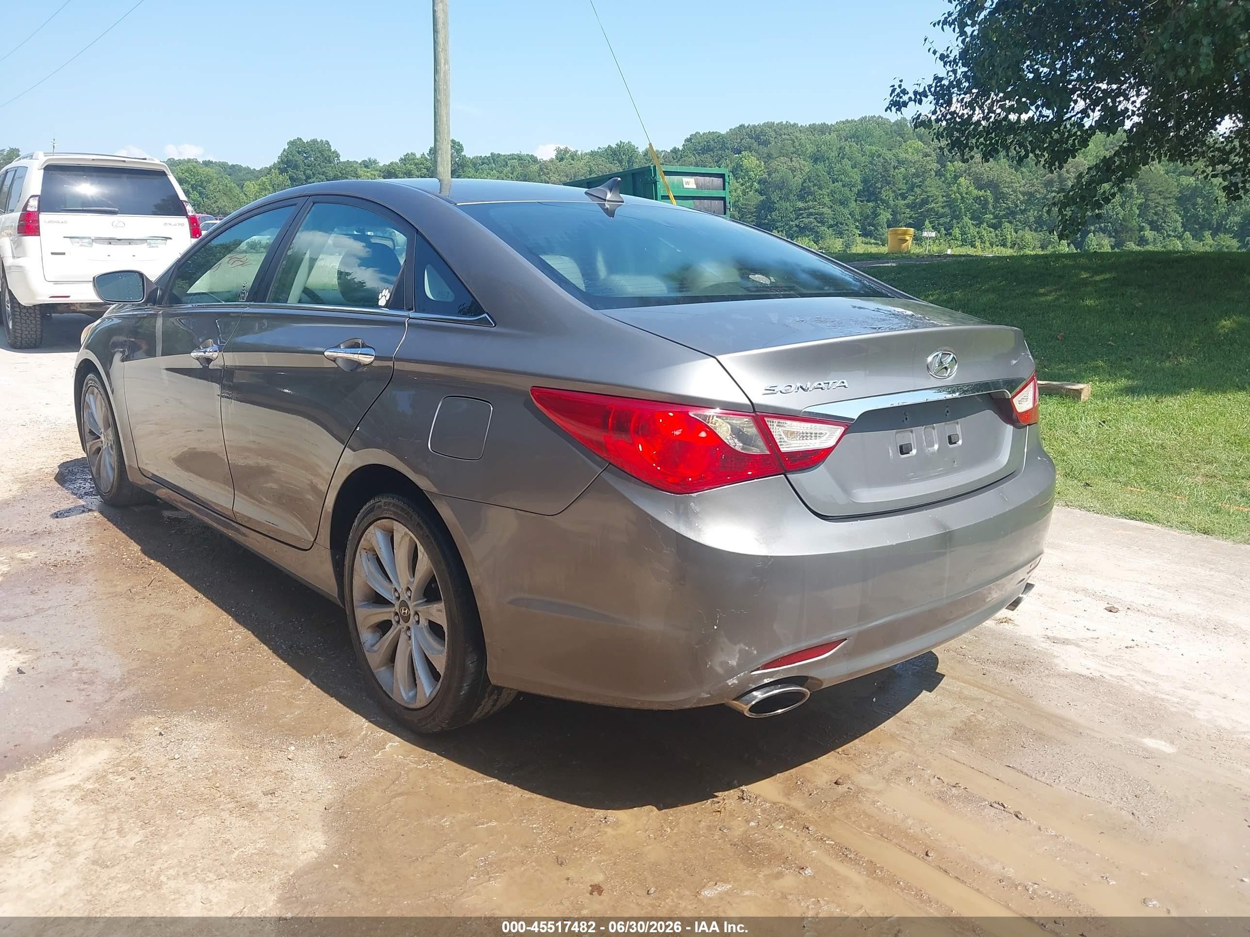 2011 Hyundai Sonata Se Gray vin: 5NPEC4AC1BH066205