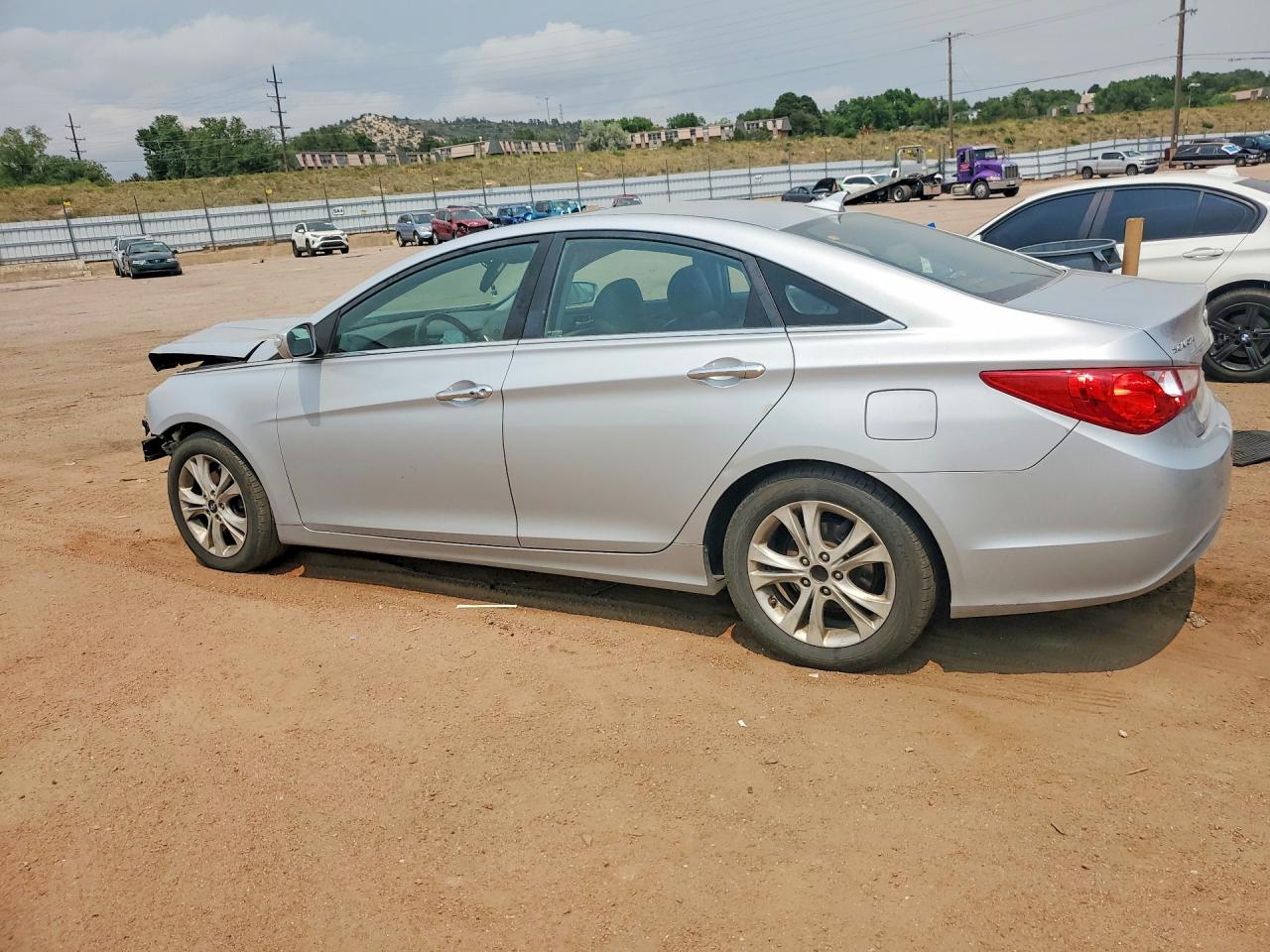 2011 Hyundai Sonata Limited Silver vin: 5NPEC4AC1BH091024