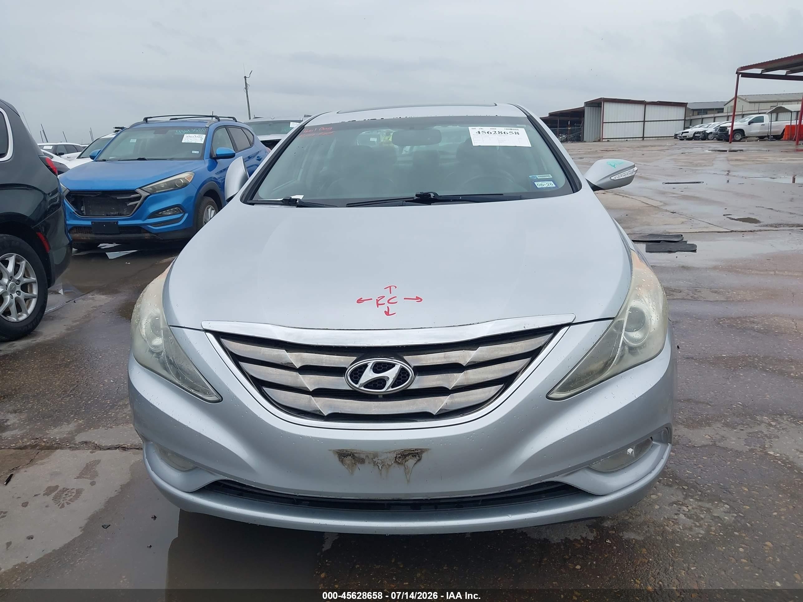 2011 Hyundai Sonata Limited Silver vin: 5NPEC4AC1BH099592