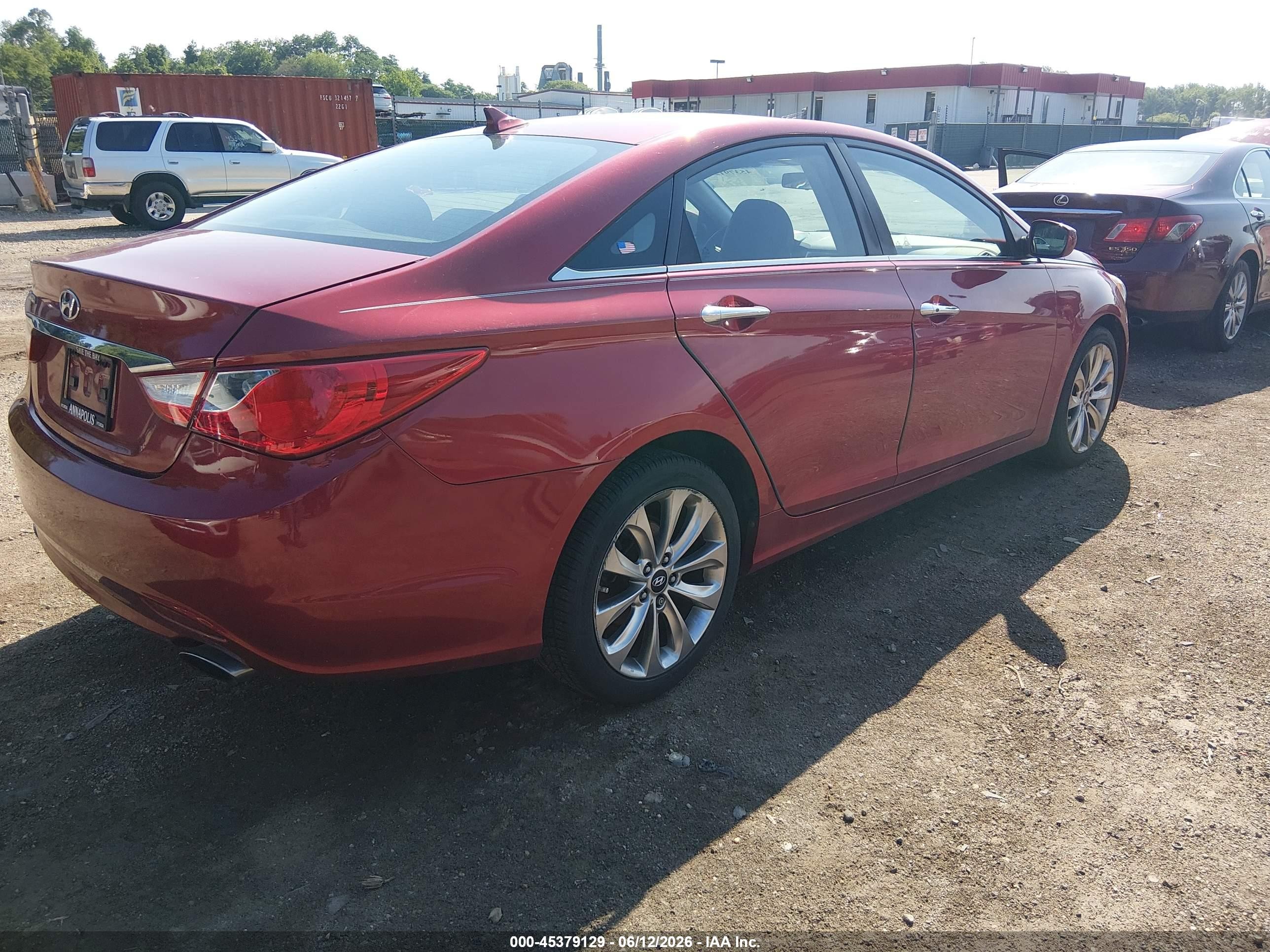 2011 Hyundai Sonata Se Red vin: 5NPEC4AC1BH114513