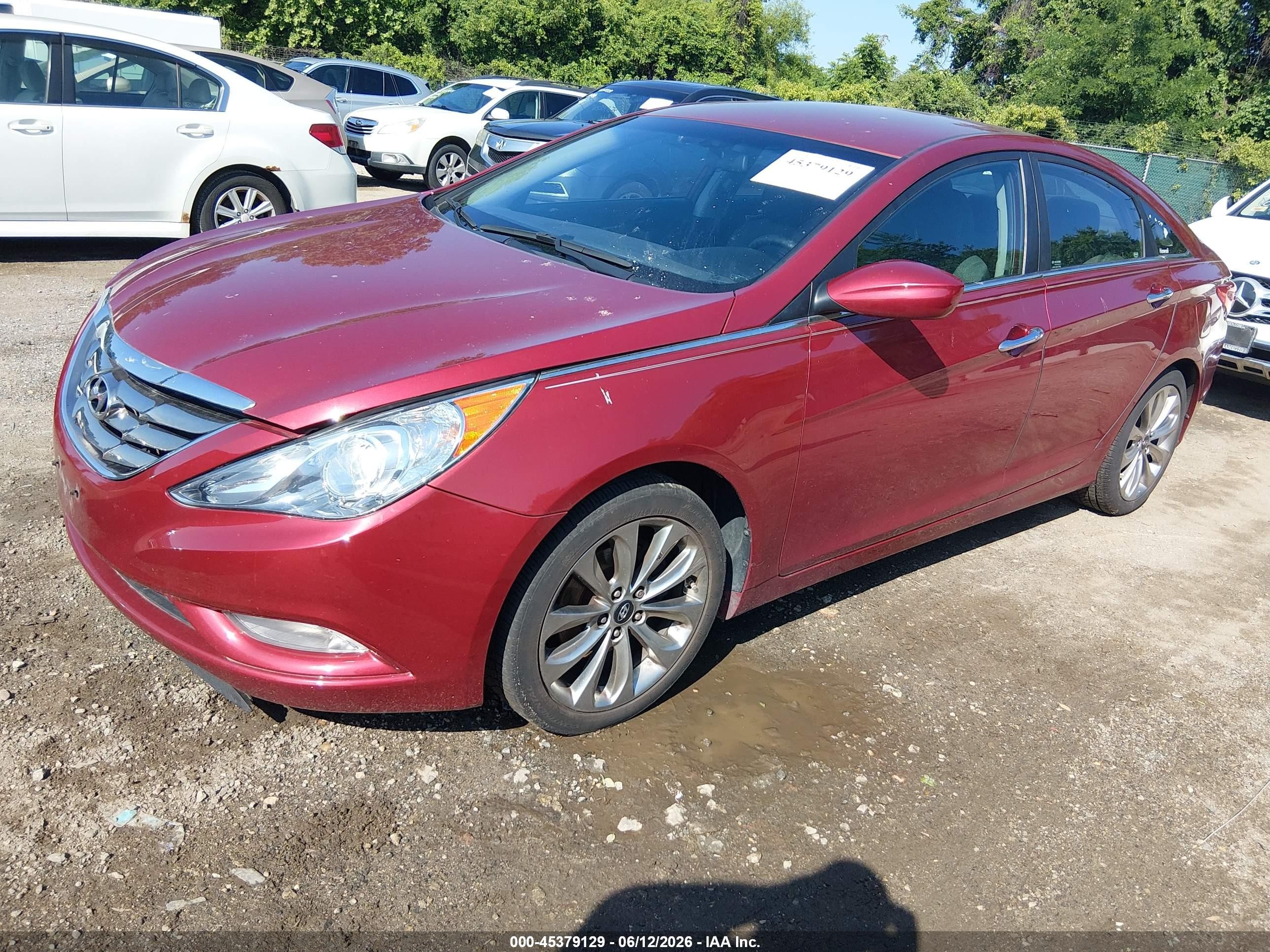 2011 Hyundai Sonata Se Red vin: 5NPEC4AC1BH114513