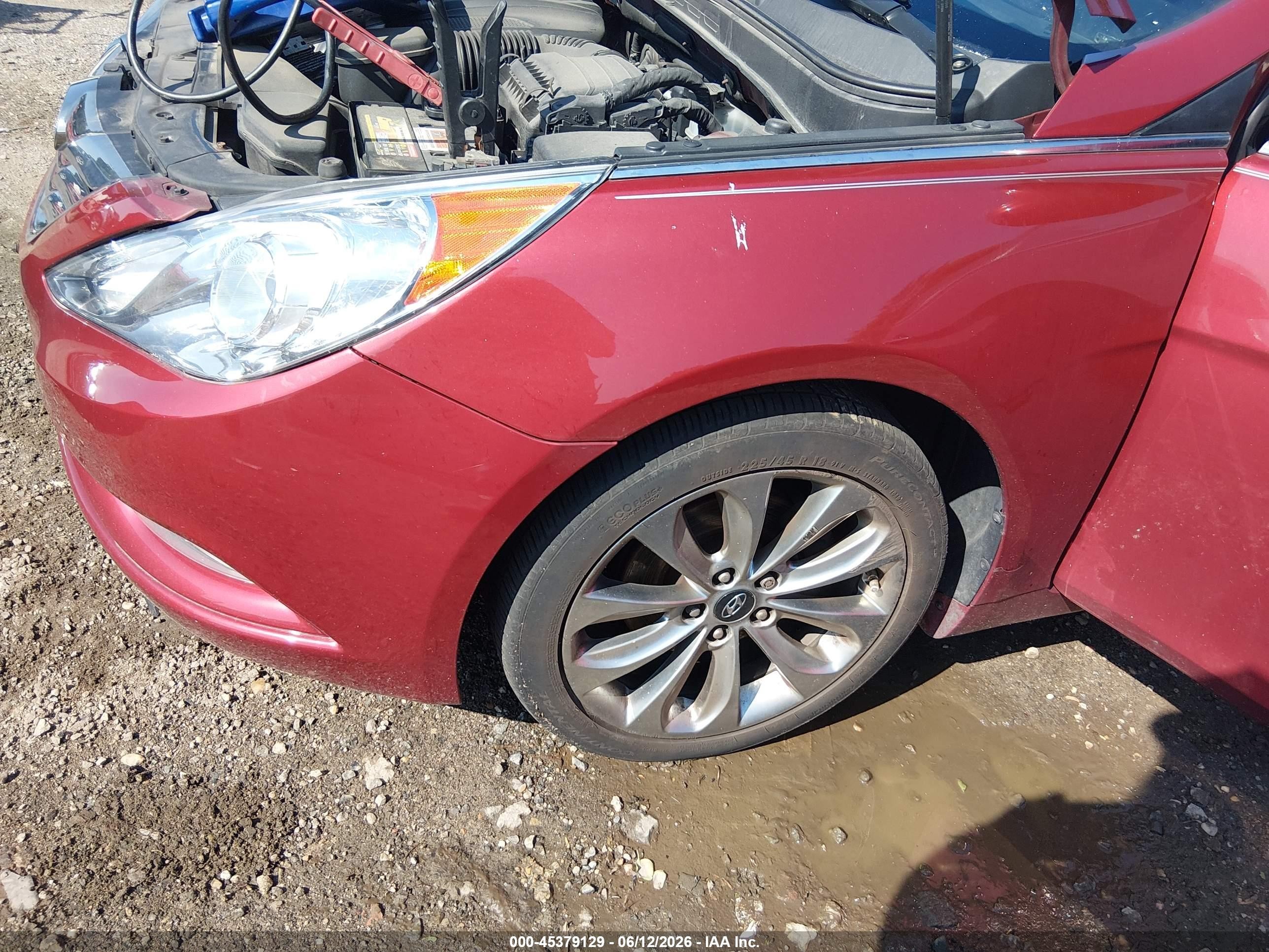 2011 Hyundai Sonata Se Red vin: 5NPEC4AC1BH114513