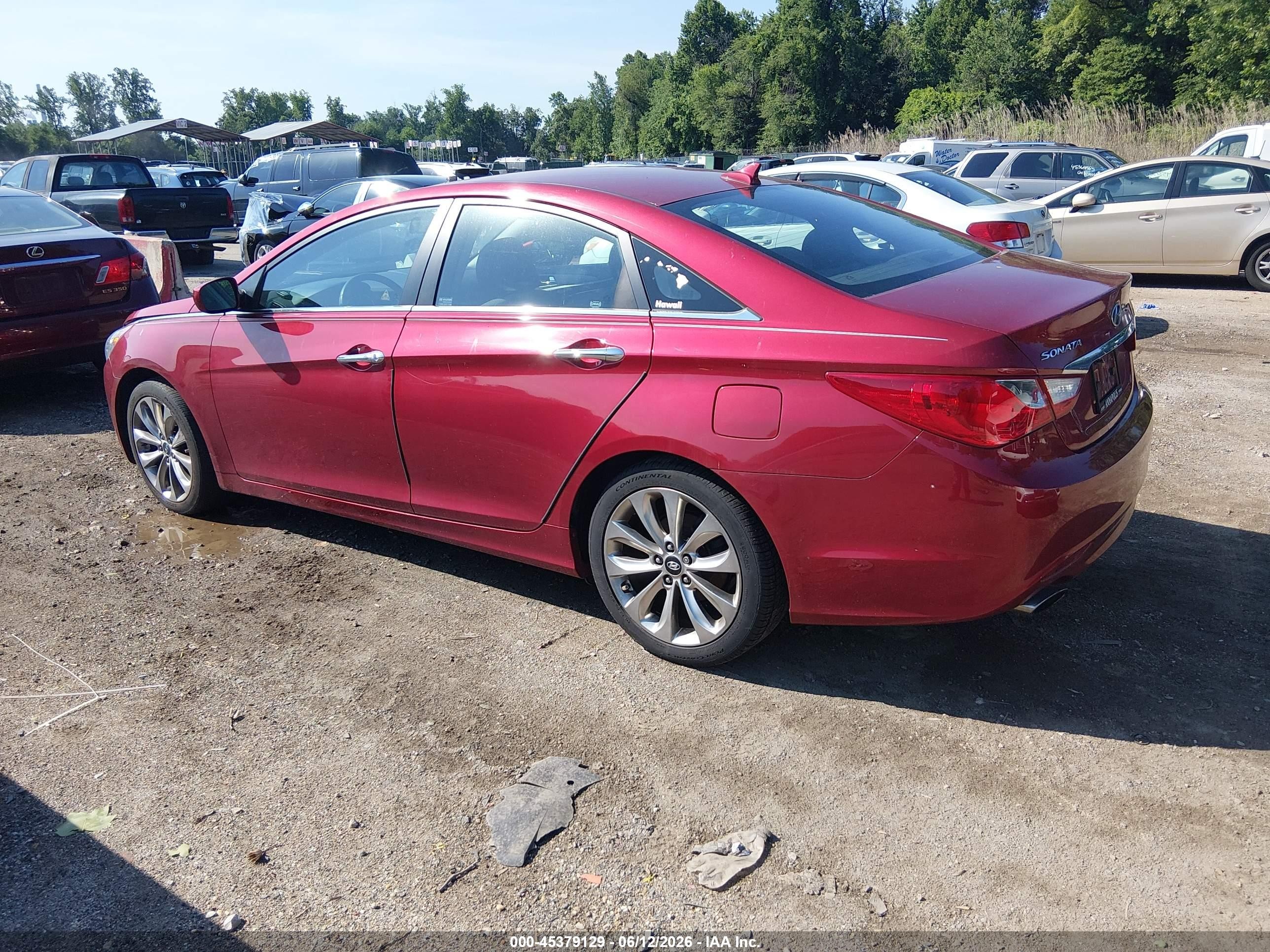 2011 Hyundai Sonata Se Red vin: 5NPEC4AC1BH114513
