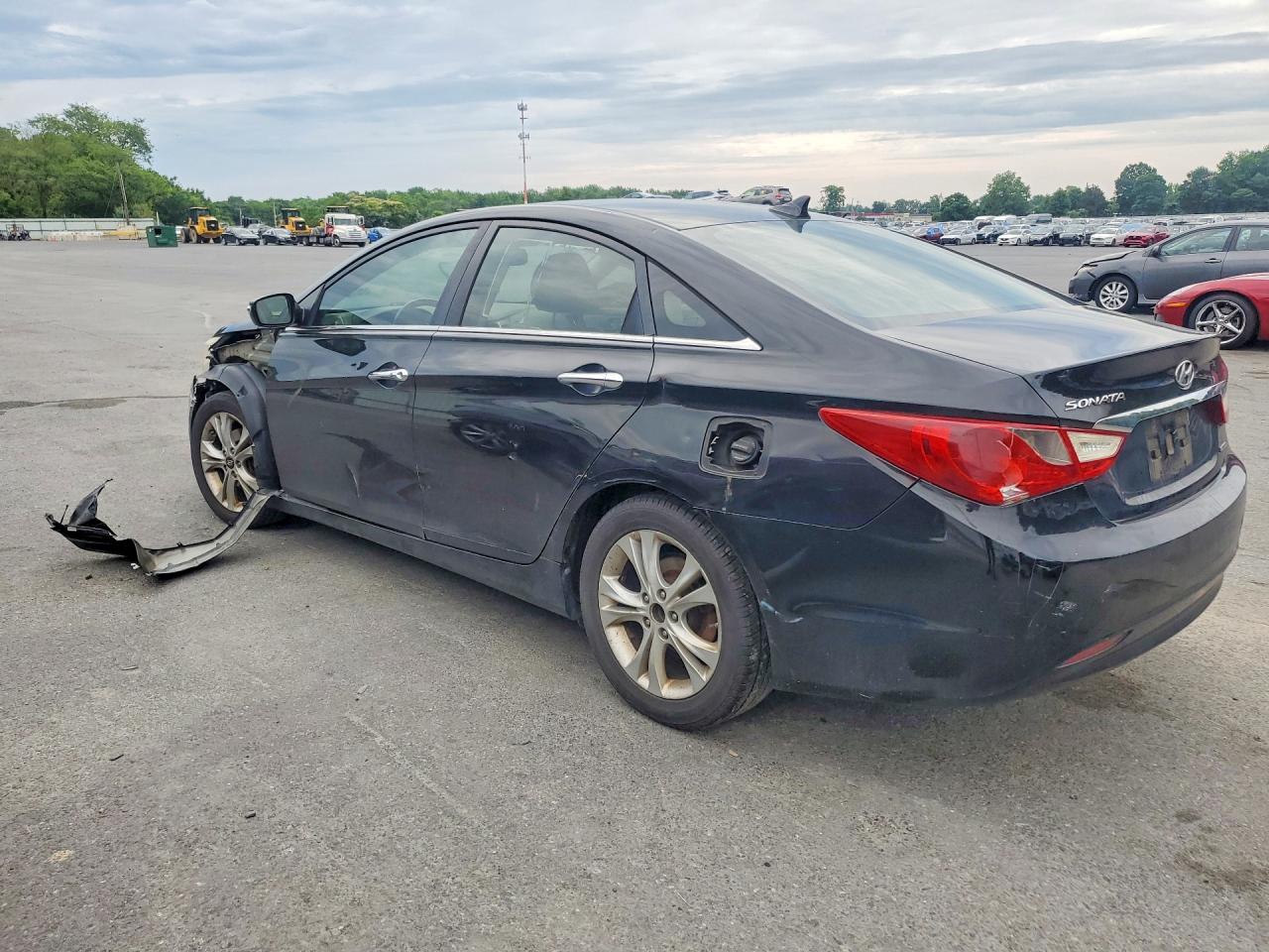 2011 Hyundai Sonata Limited Black vin: 5NPEC4AC1BH138715