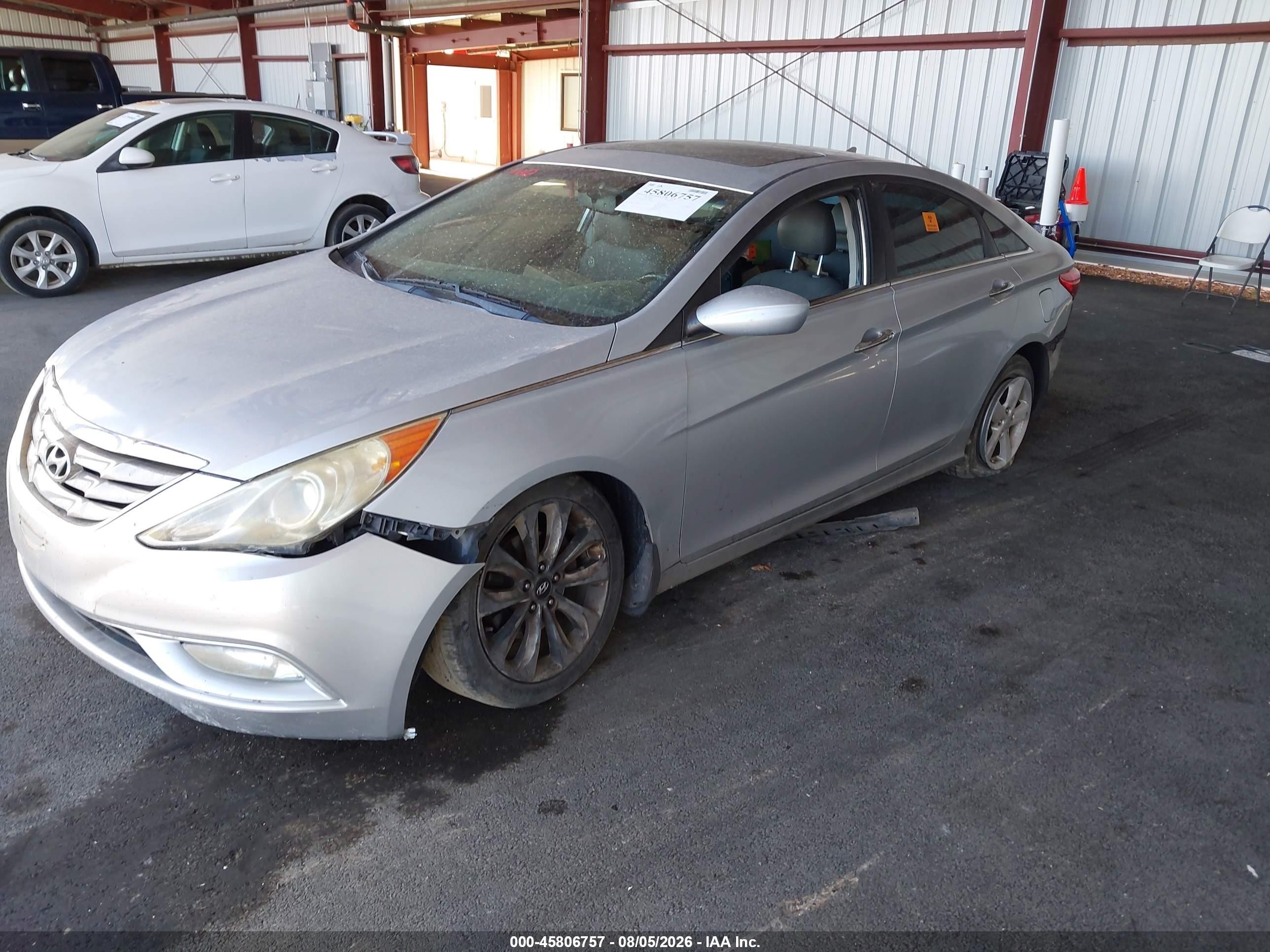 2011 Hyundai Sonata Se Silver vin: 5NPEC4AC1BH156289