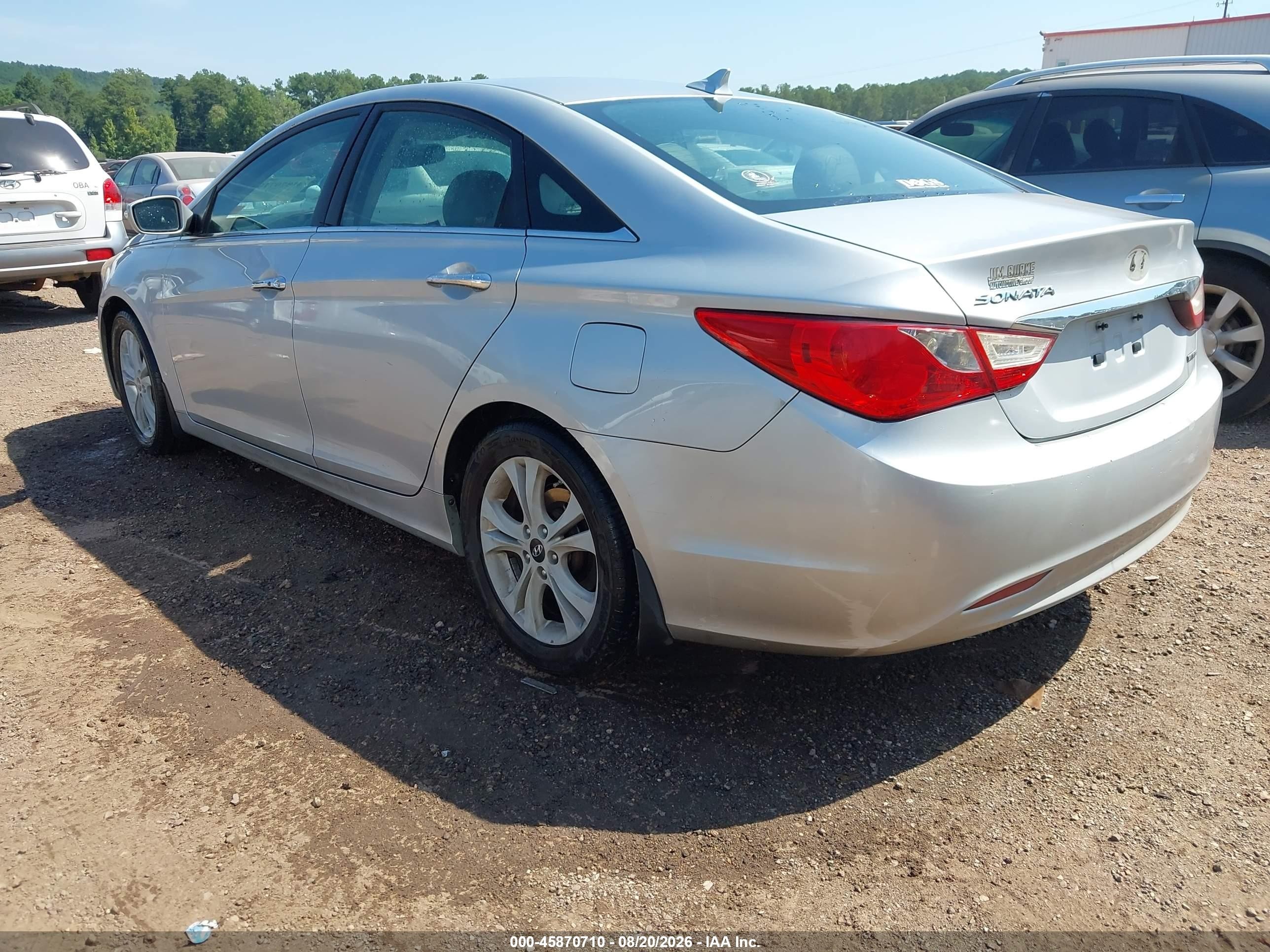2011 Hyundai Sonata Limited Серебряный vin: 5NPEC4AC1BH170337