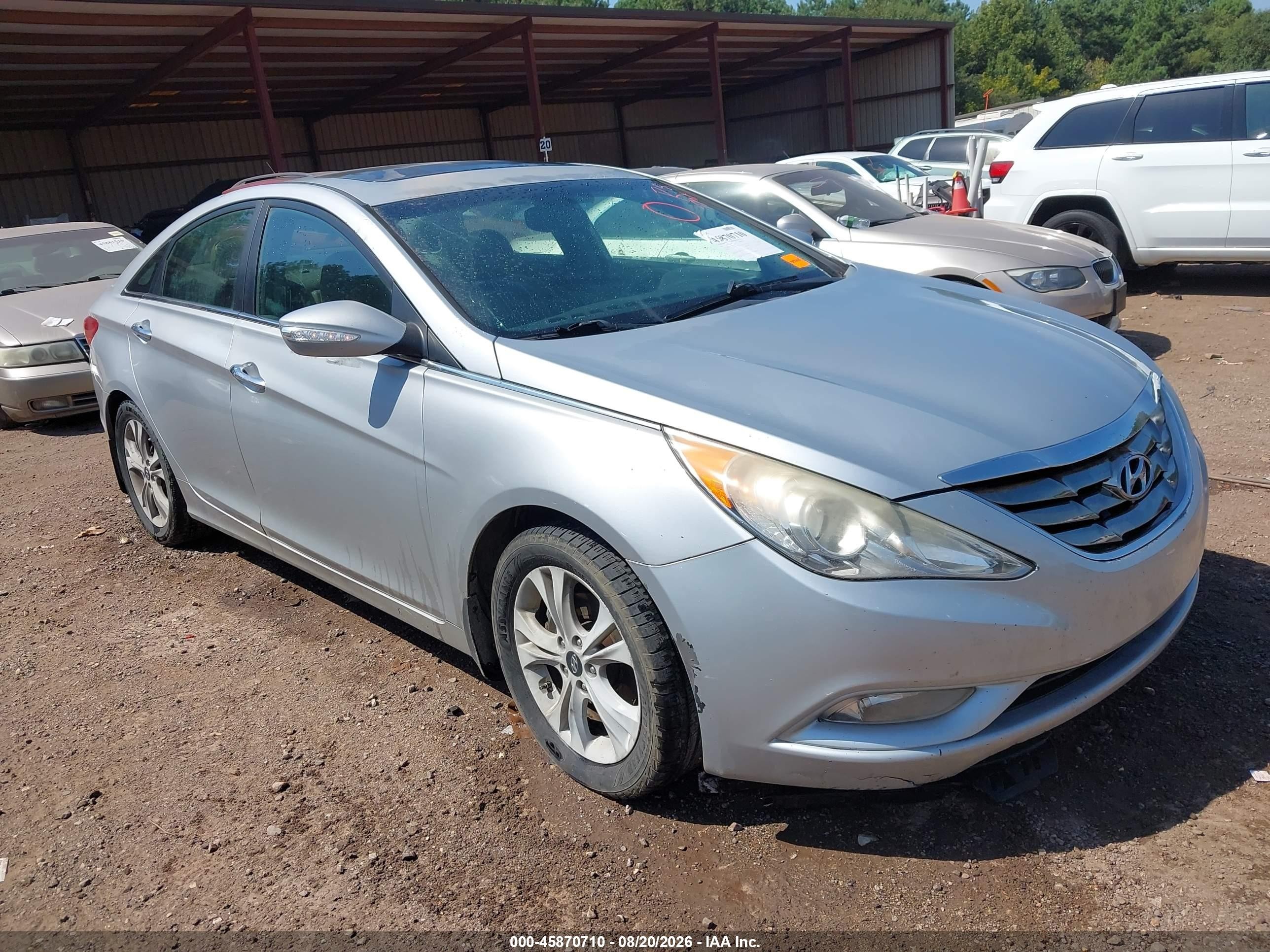2011 Hyundai Sonata Limited Серебряный vin: 5NPEC4AC1BH170337