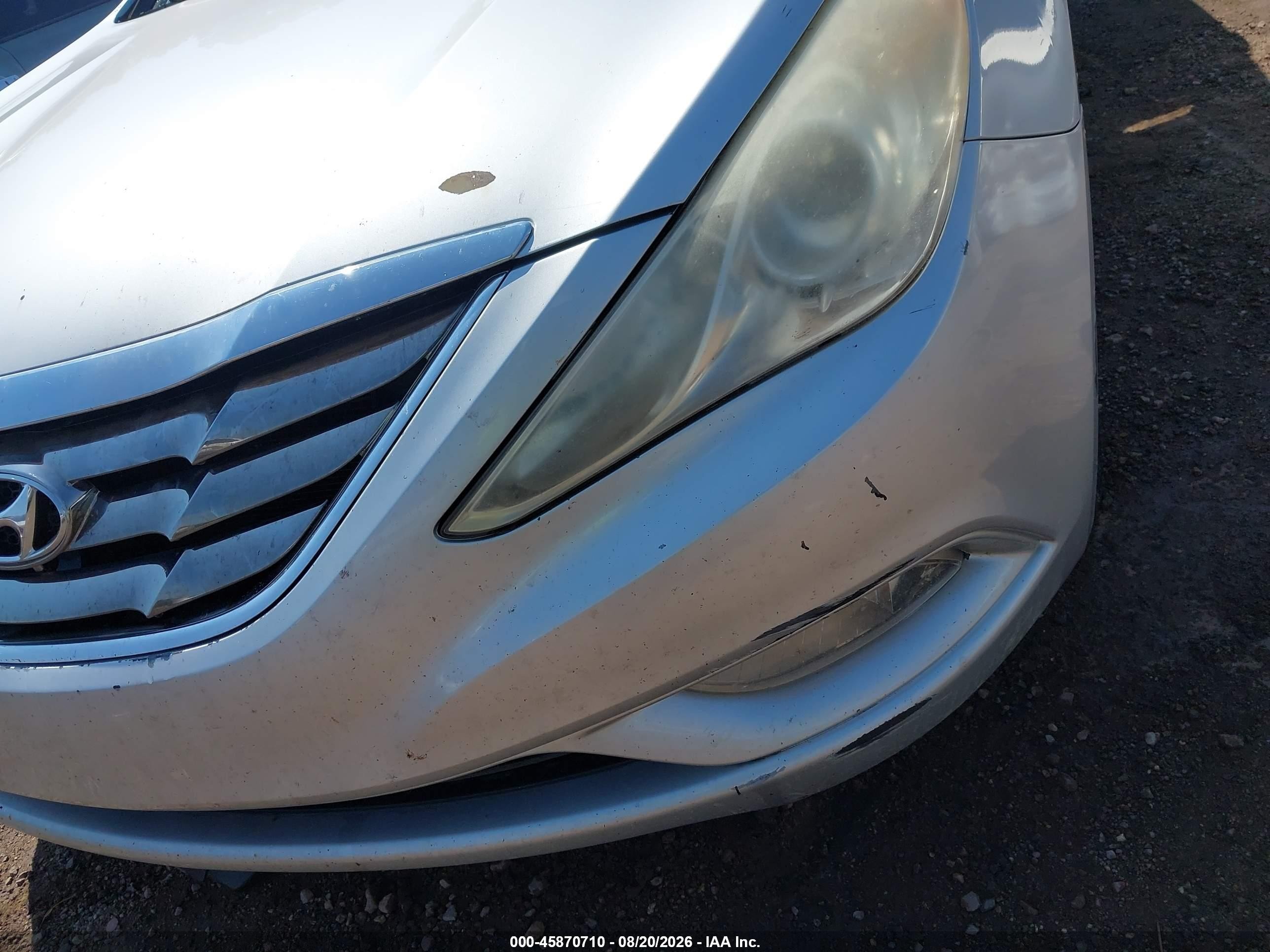2011 Hyundai Sonata Limited Серебряный vin: 5NPEC4AC1BH170337
