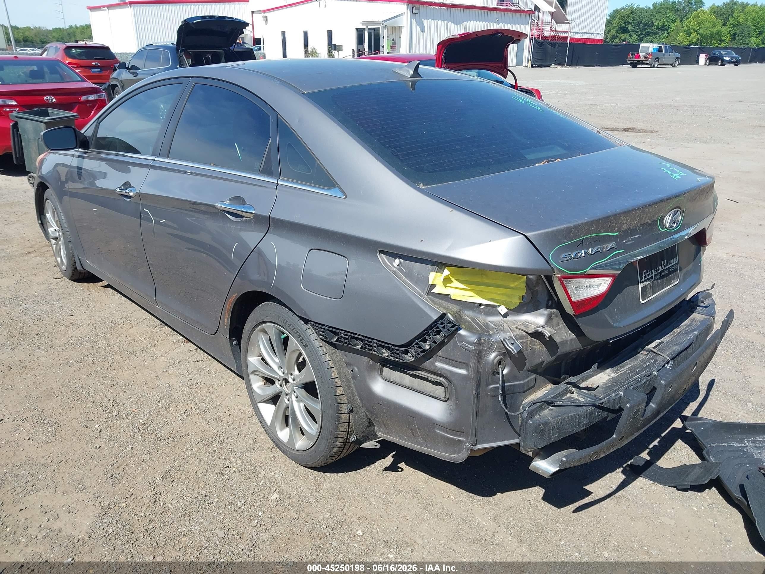2011 Hyundai Sonata Se Gray vin: 5NPEC4AC1BH188661