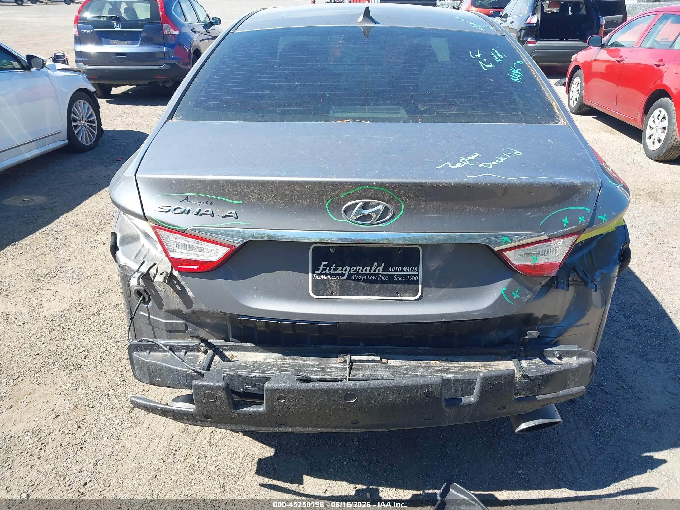 2011 Hyundai Sonata Se Gray vin: 5NPEC4AC1BH188661