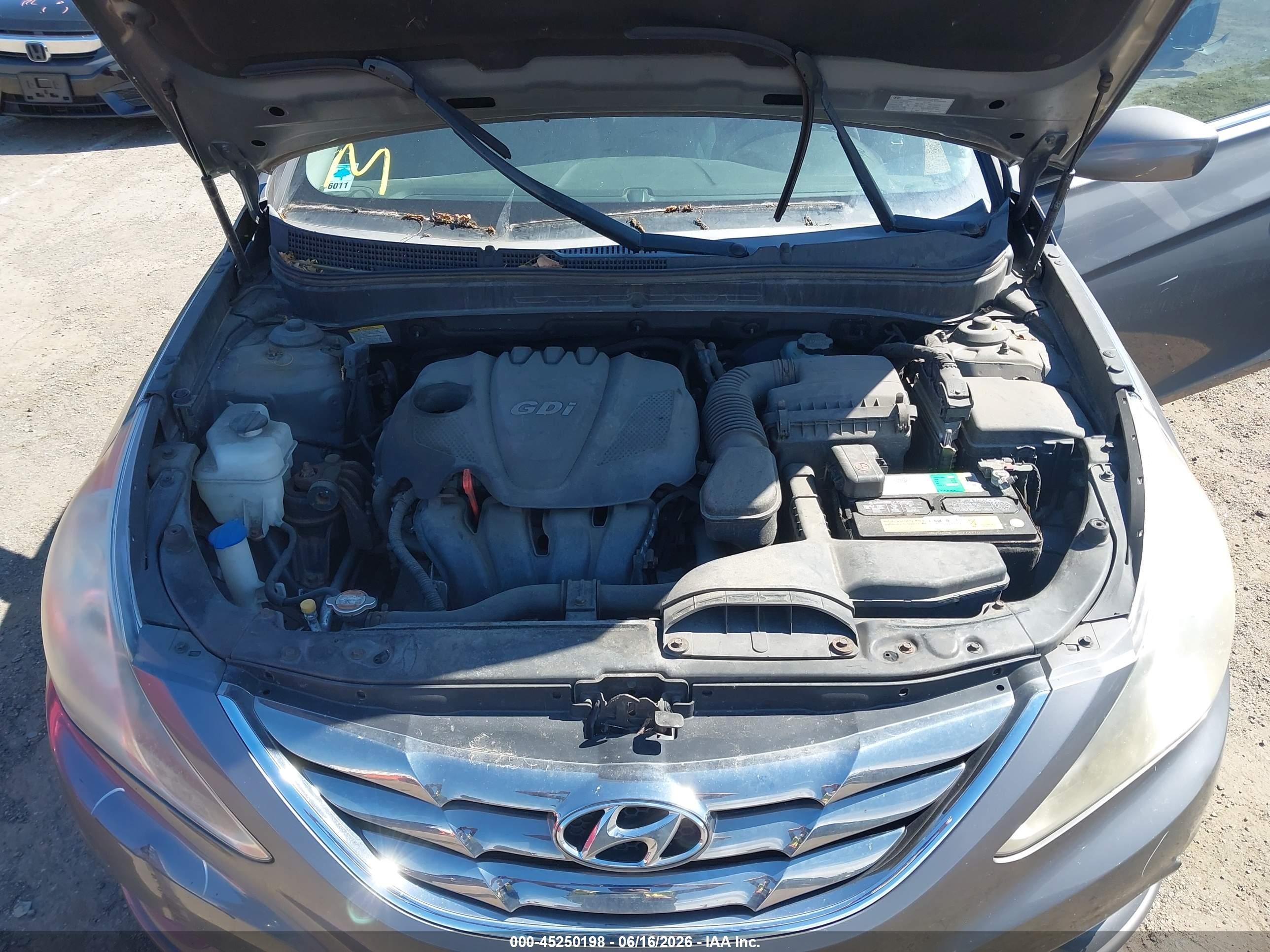 2011 Hyundai Sonata Se Gray vin: 5NPEC4AC1BH188661