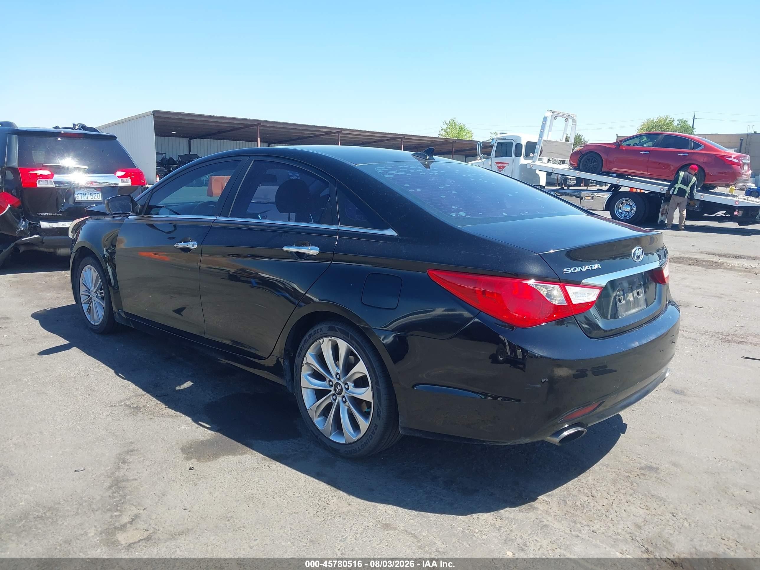 2011 Hyundai Sonata Se Black vin: 5NPEC4AC1BH221982