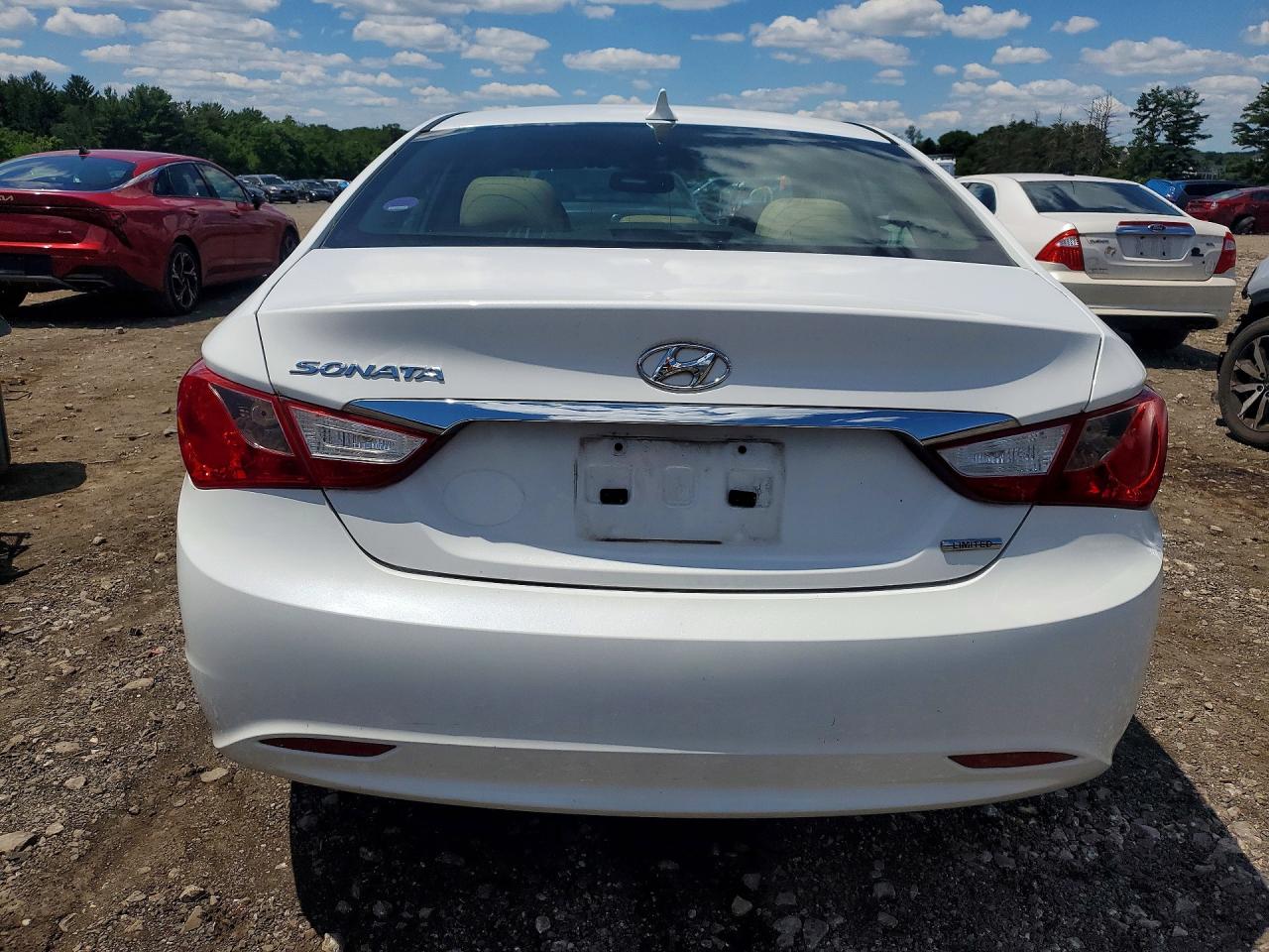 2011 Hyundai Sonata Limited White vin: 5NPEC4AC1BH242363